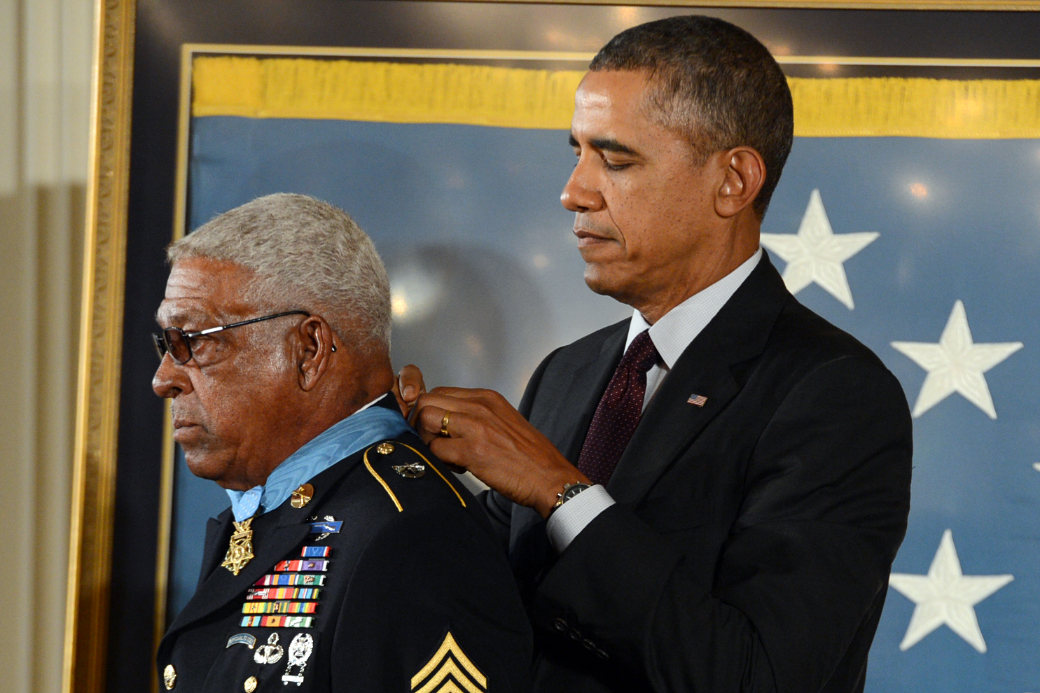 Medal of Honor awarded to Melvin Morris