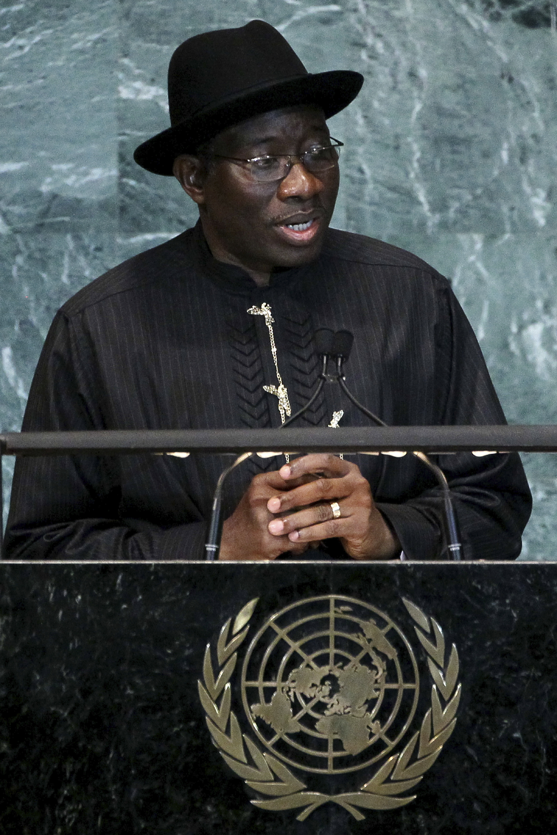 Nigerian President Goodluck Jonathan 