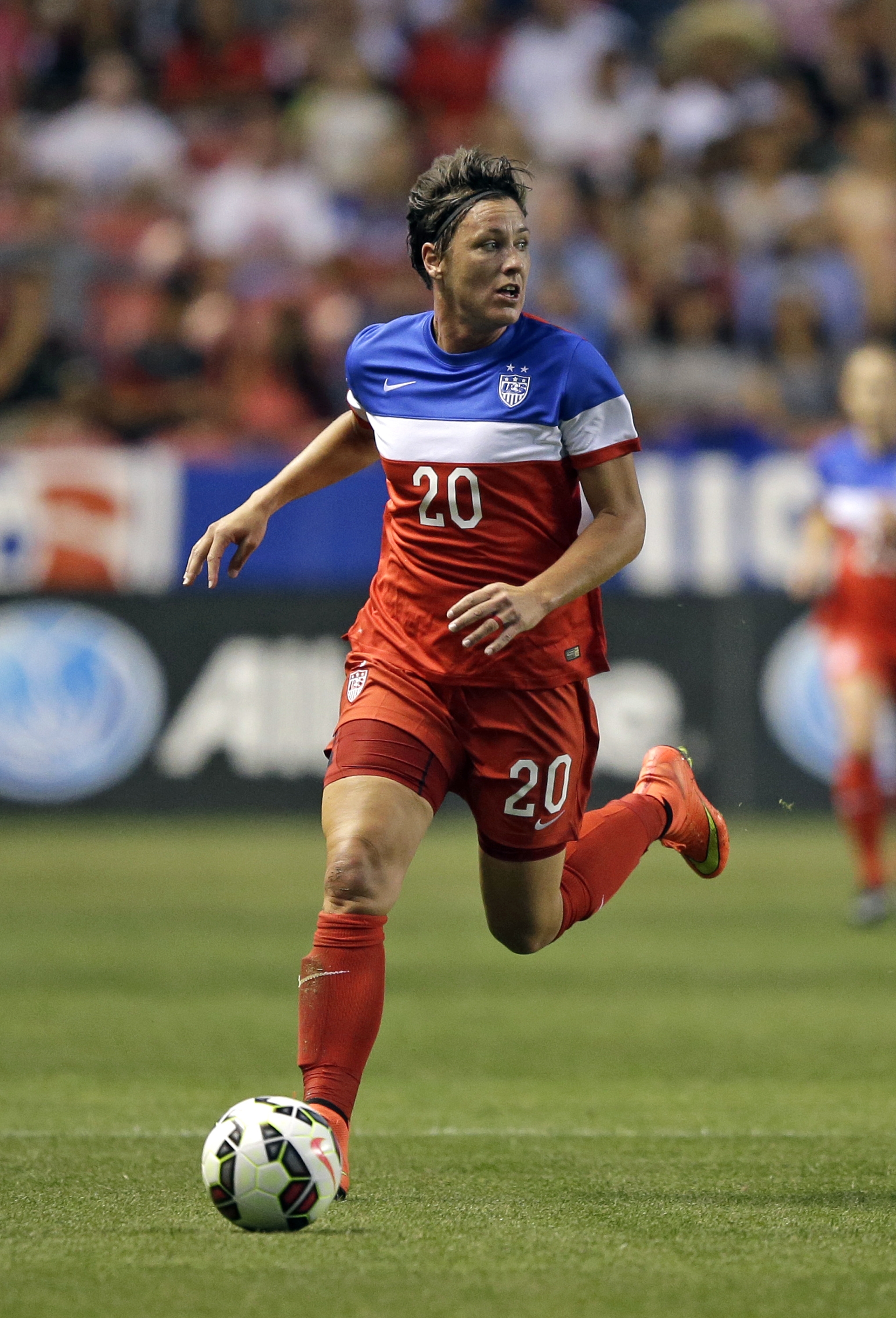 American soccer star Abby Wambach