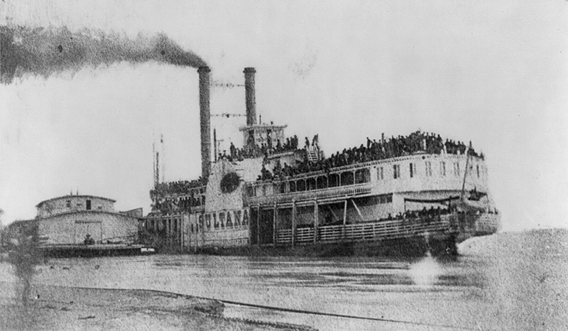 Sultana, ill-fated Mississippi River paddle steamer