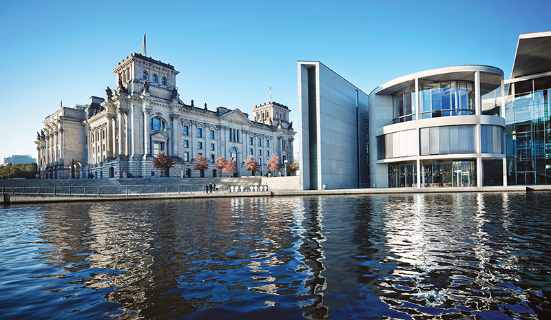 Government buildings in Berlin, Germany