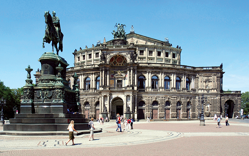 Opera house in Dresden, Germany