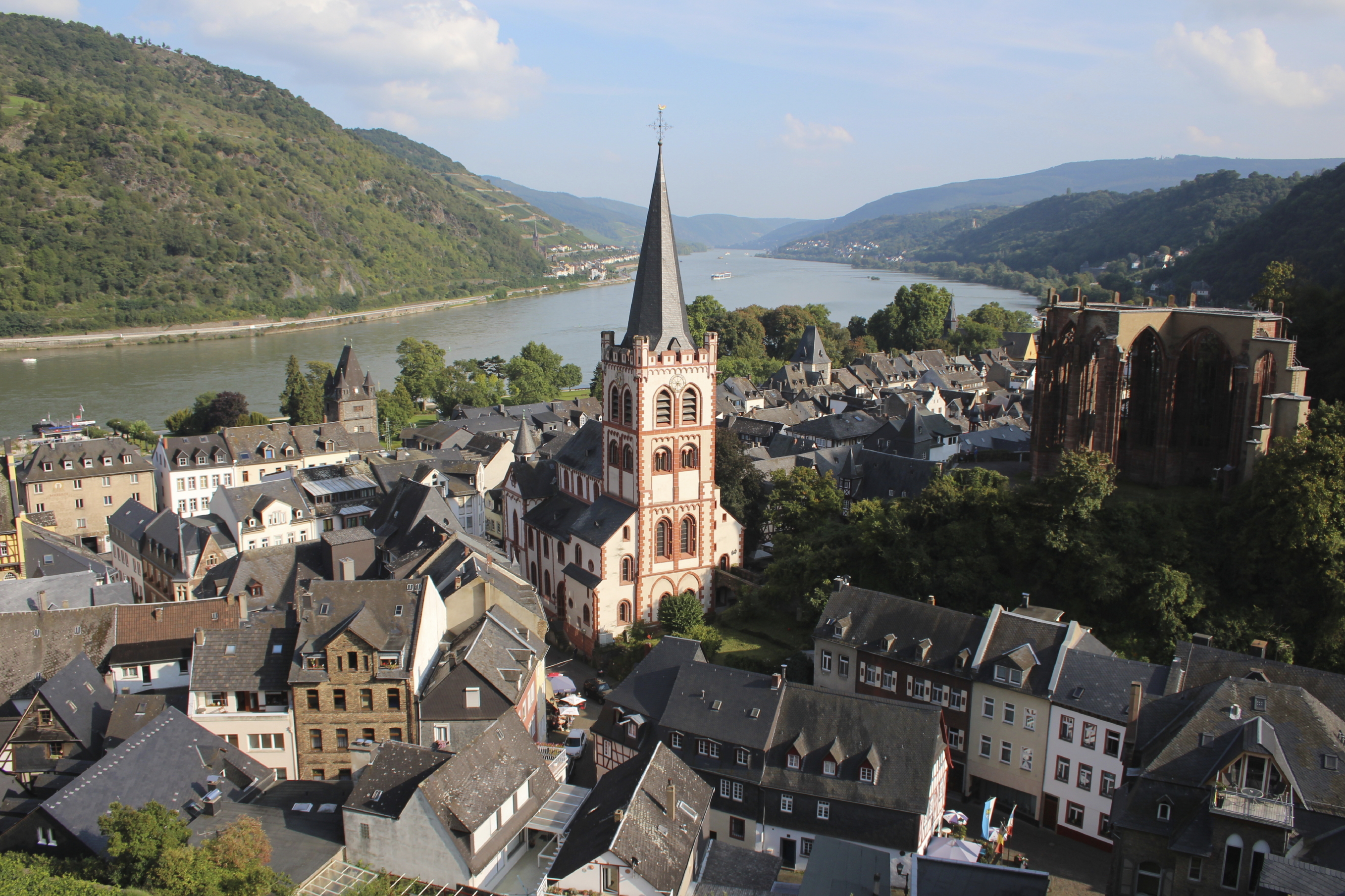 Bacharach, a town in Germany's Central Uplands