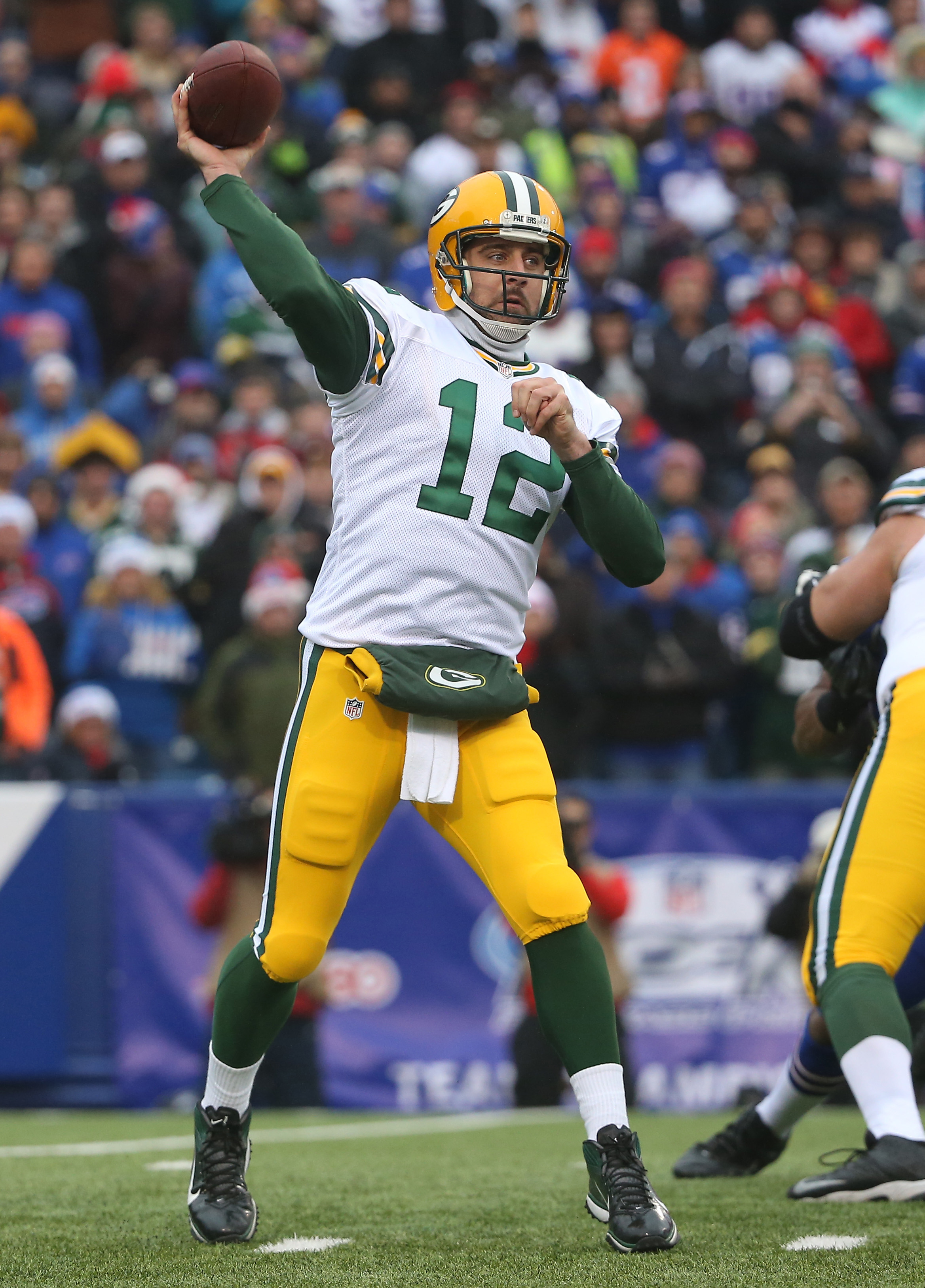 Aaron Rodgers, star quarterback in the National Football League