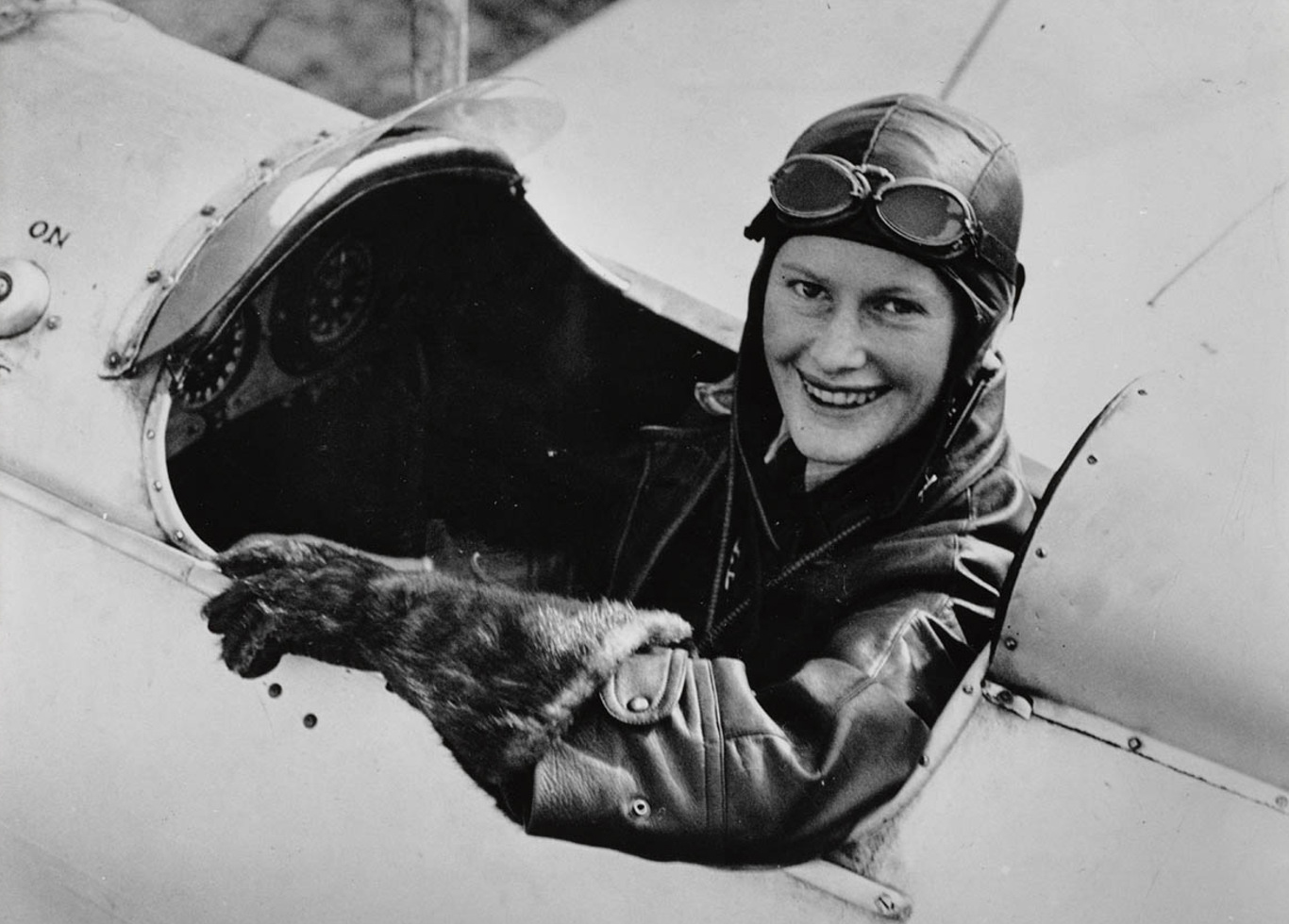 Australian Nancy Bird, youngest woman to receive commercial pilot's license in the British Empire 