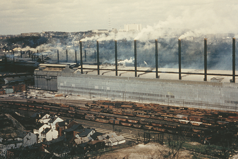 Steel mill in the United States