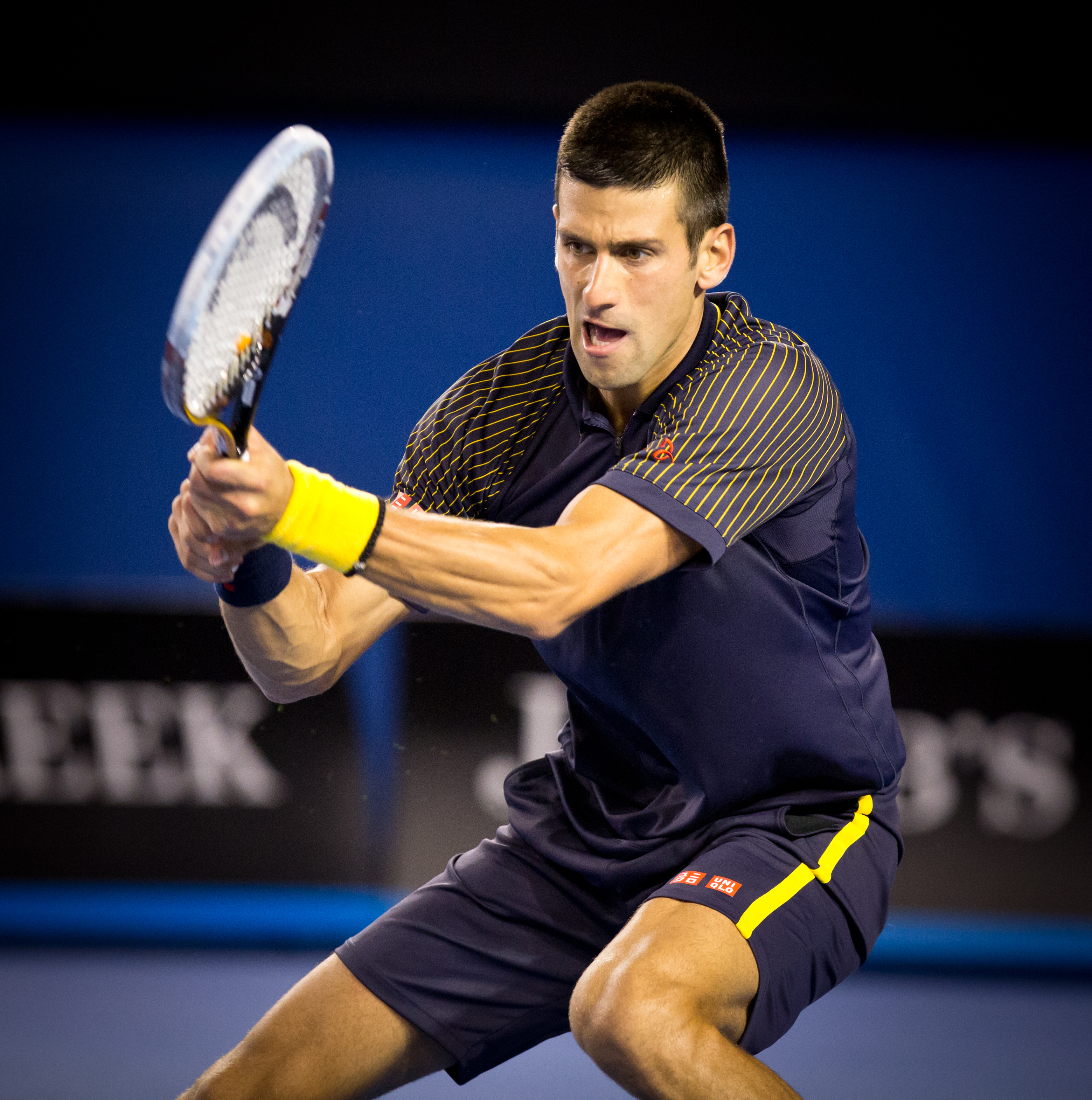 Serbian tennis star Novak Djokovic