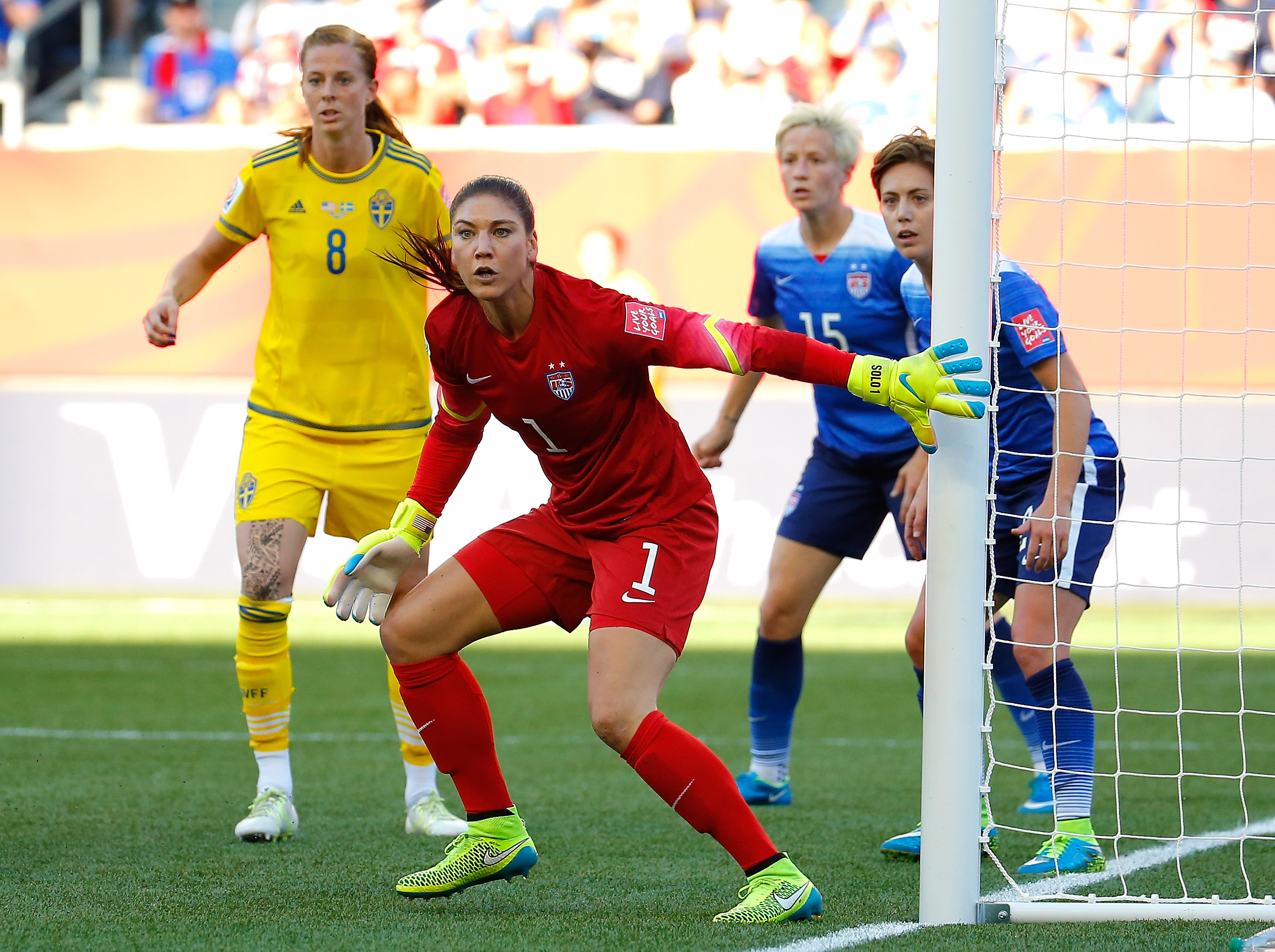 American soccer star Hope Solo