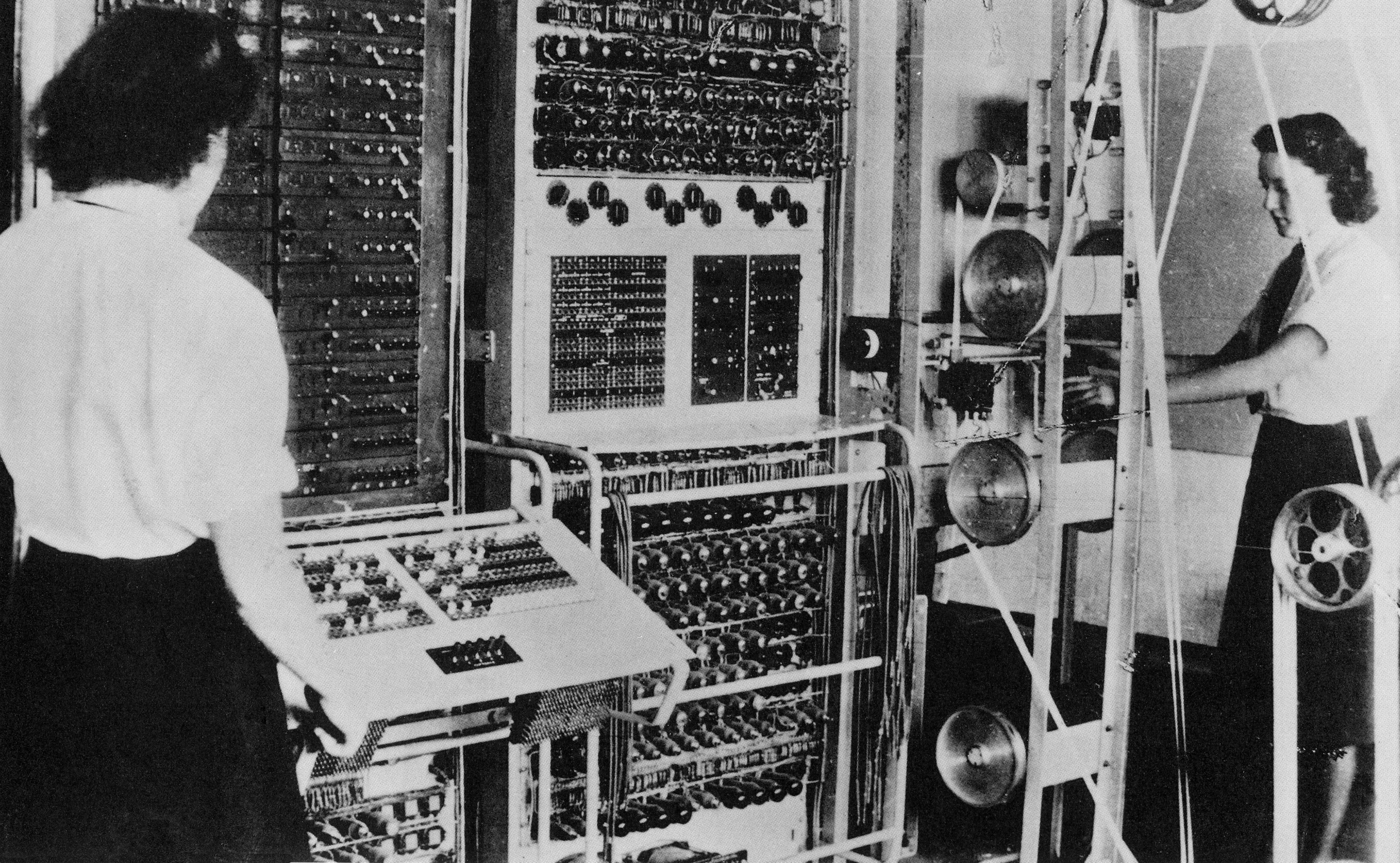 The Colossus machine, a British computer used during World War II