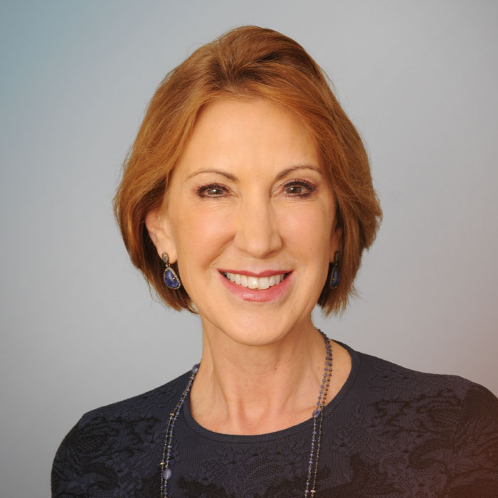 Carly Fiorina, an American businesswoman and politician