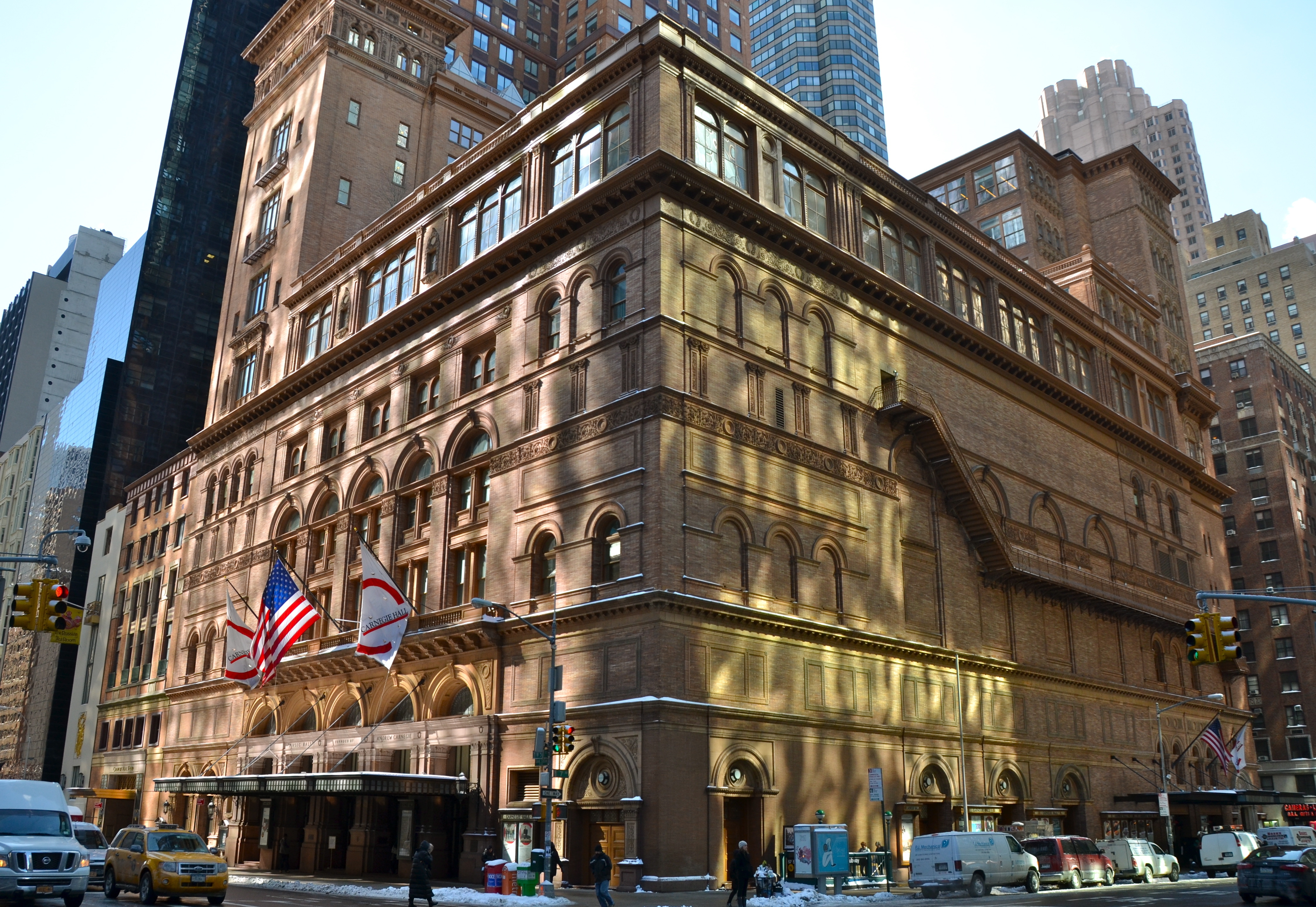 Carnegie Hall, a famous concert hall in New York City