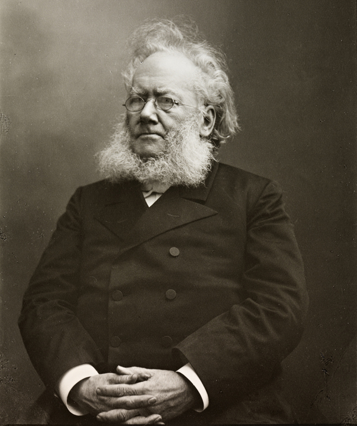 Norwegian playwright Henrik Ibsen