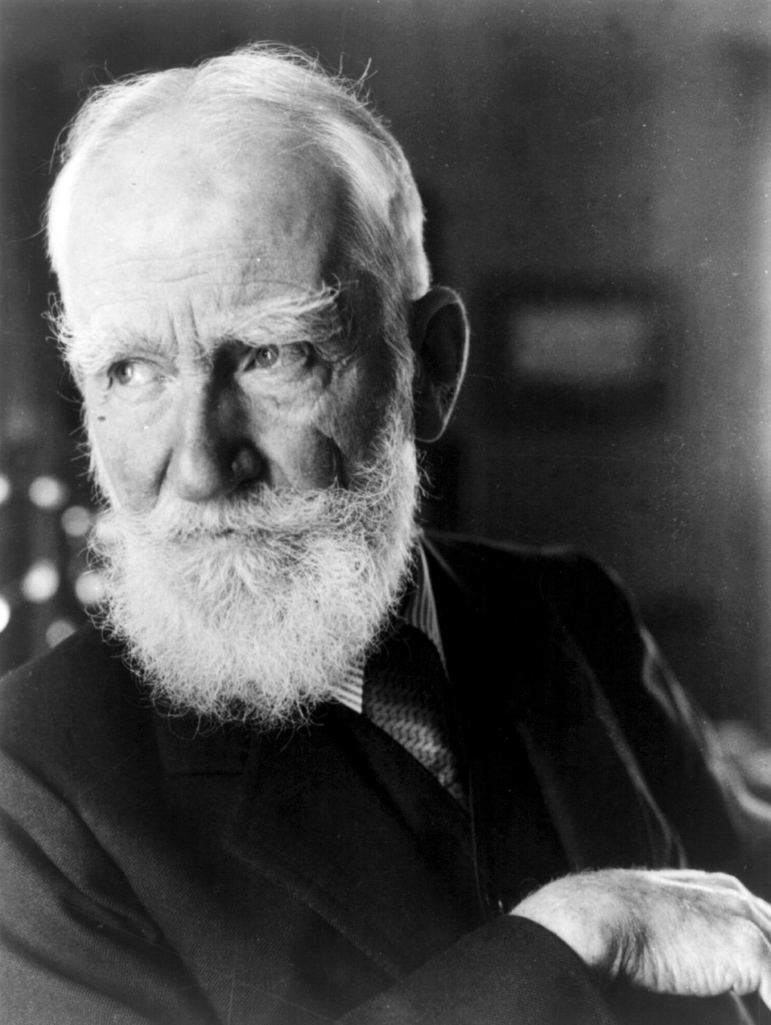 Irish-born English playwright George Bernard Shaw