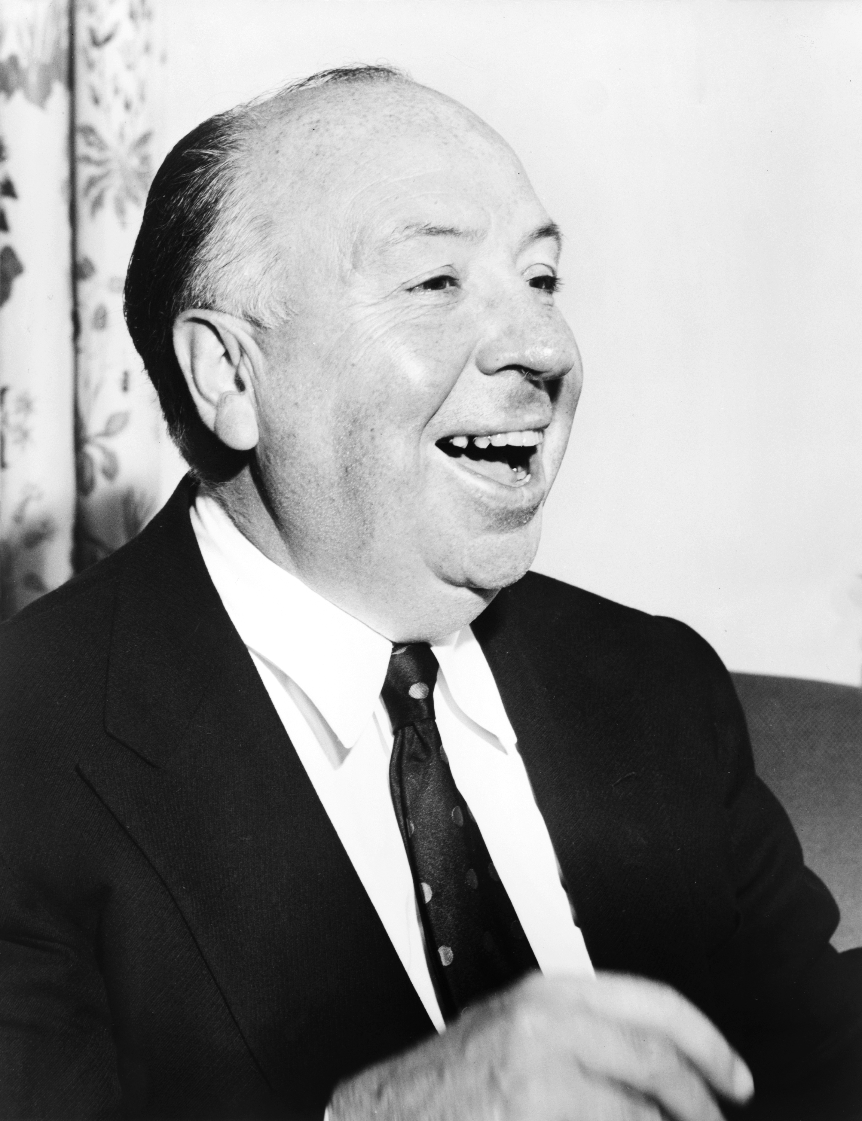 Motion-picture director and producer Alfred Hitchcock