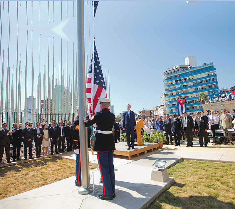 U.S. embassy reopening in Havana, Cuba, 2015