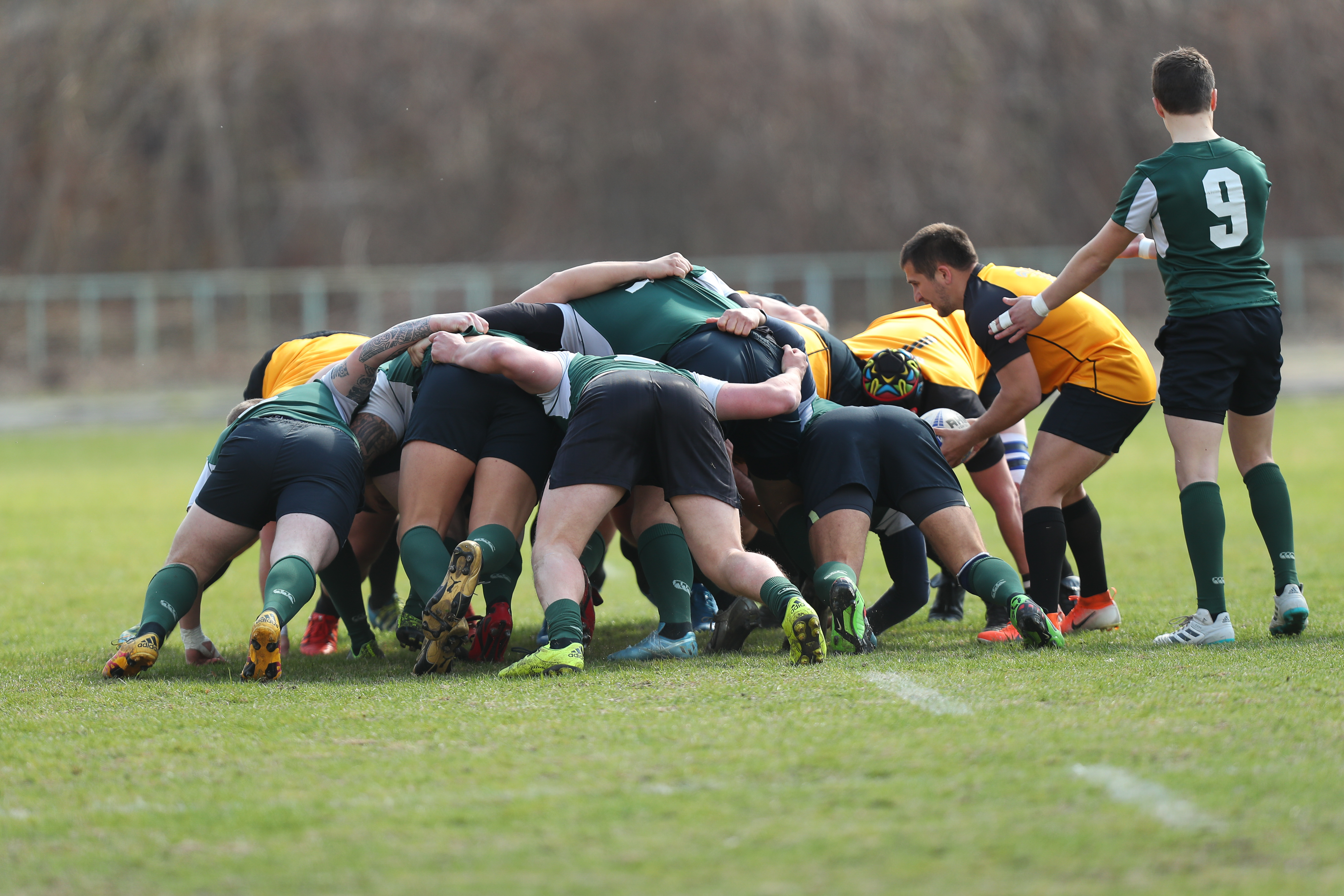 Rugby scrum