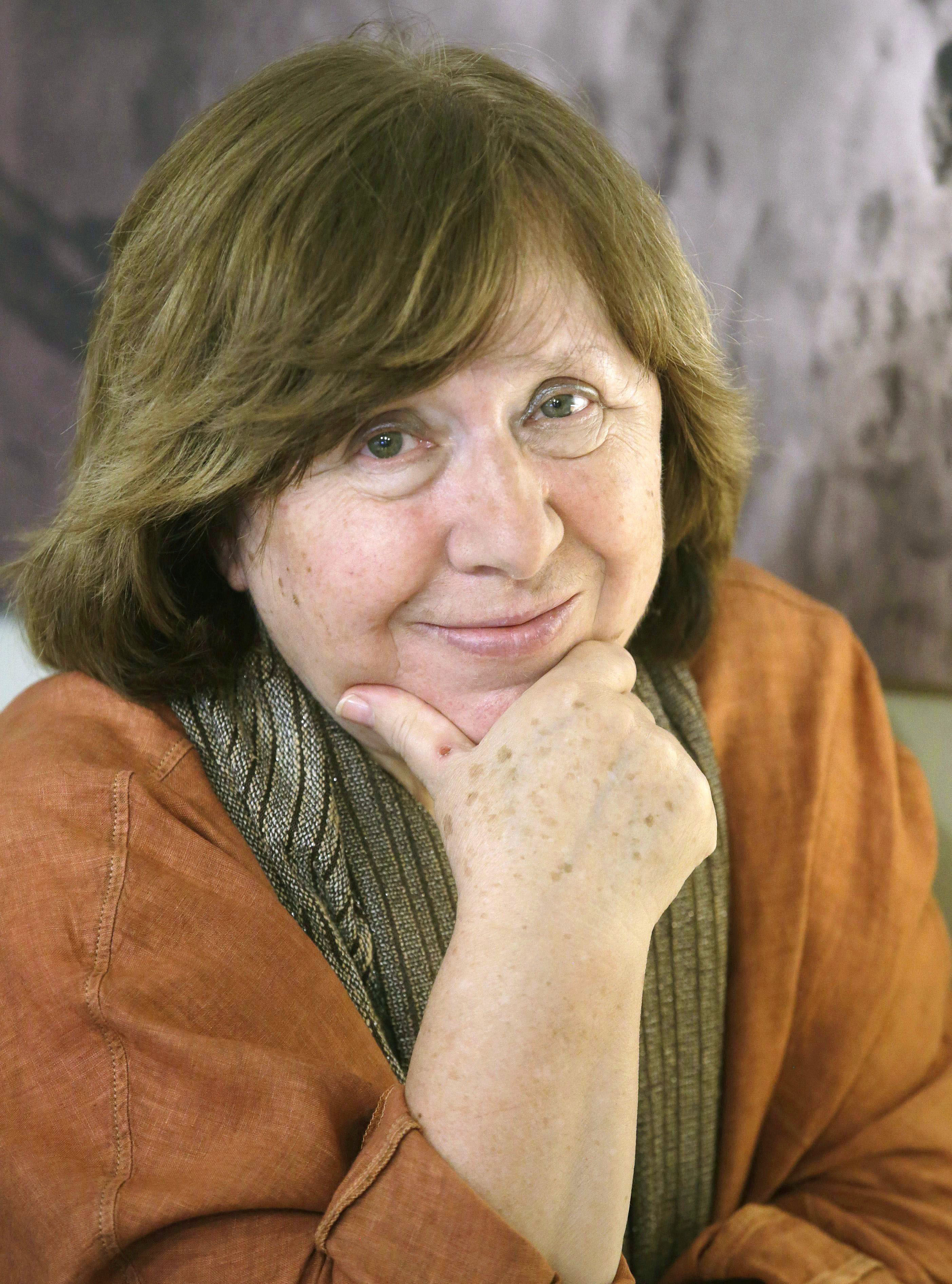 Belarusian journalist Svetlana Alexievich