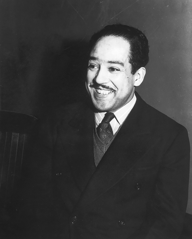 African American author Langston Hughes