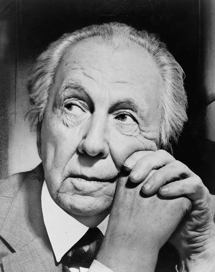 American architect Frank Lloyd Wright