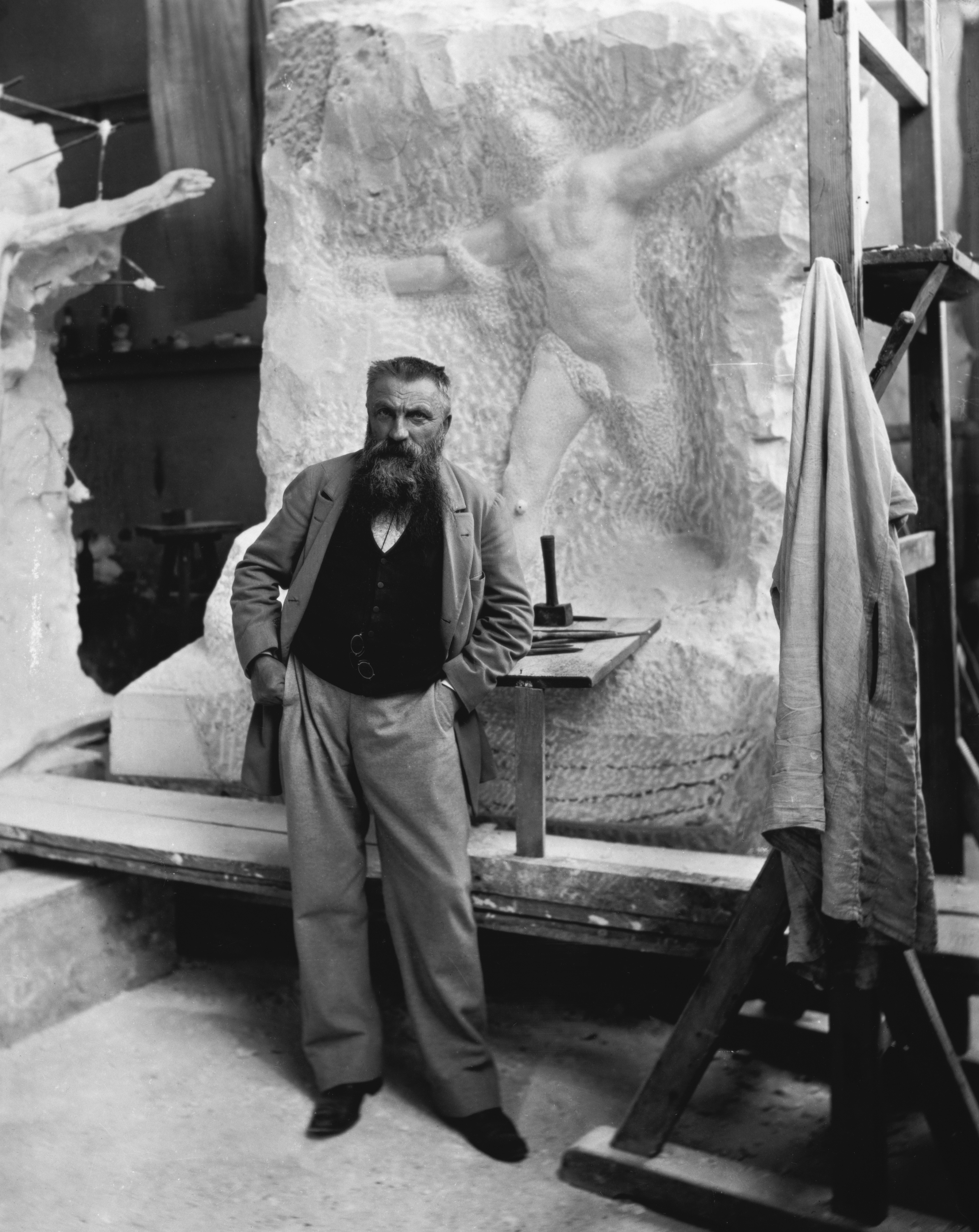 French sculptor Auguste Rodin