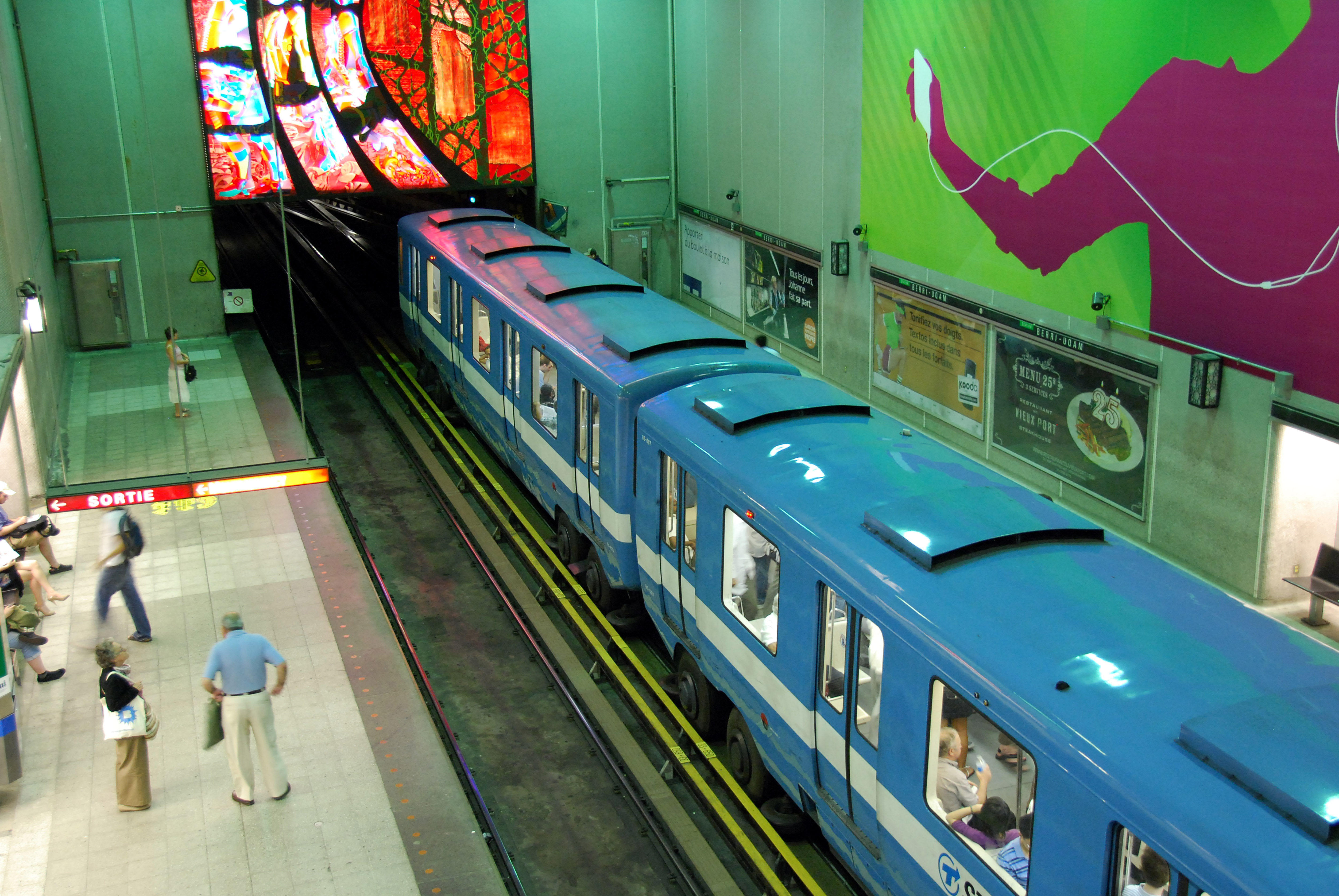 Métro station, Montreal, Quebec, Canada