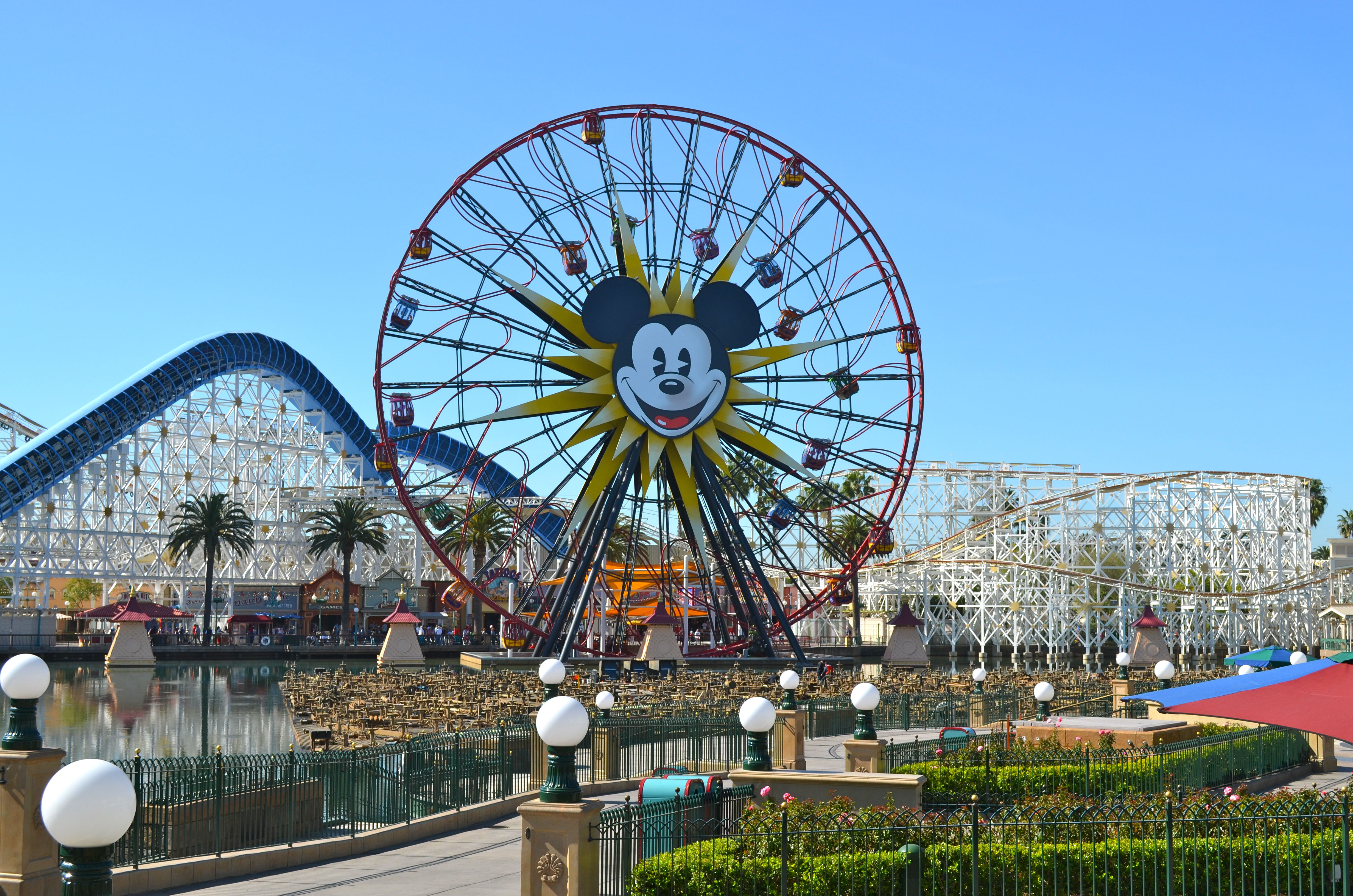 Mickey's Fun Wheel at Paradise Pier at Disneyland Park