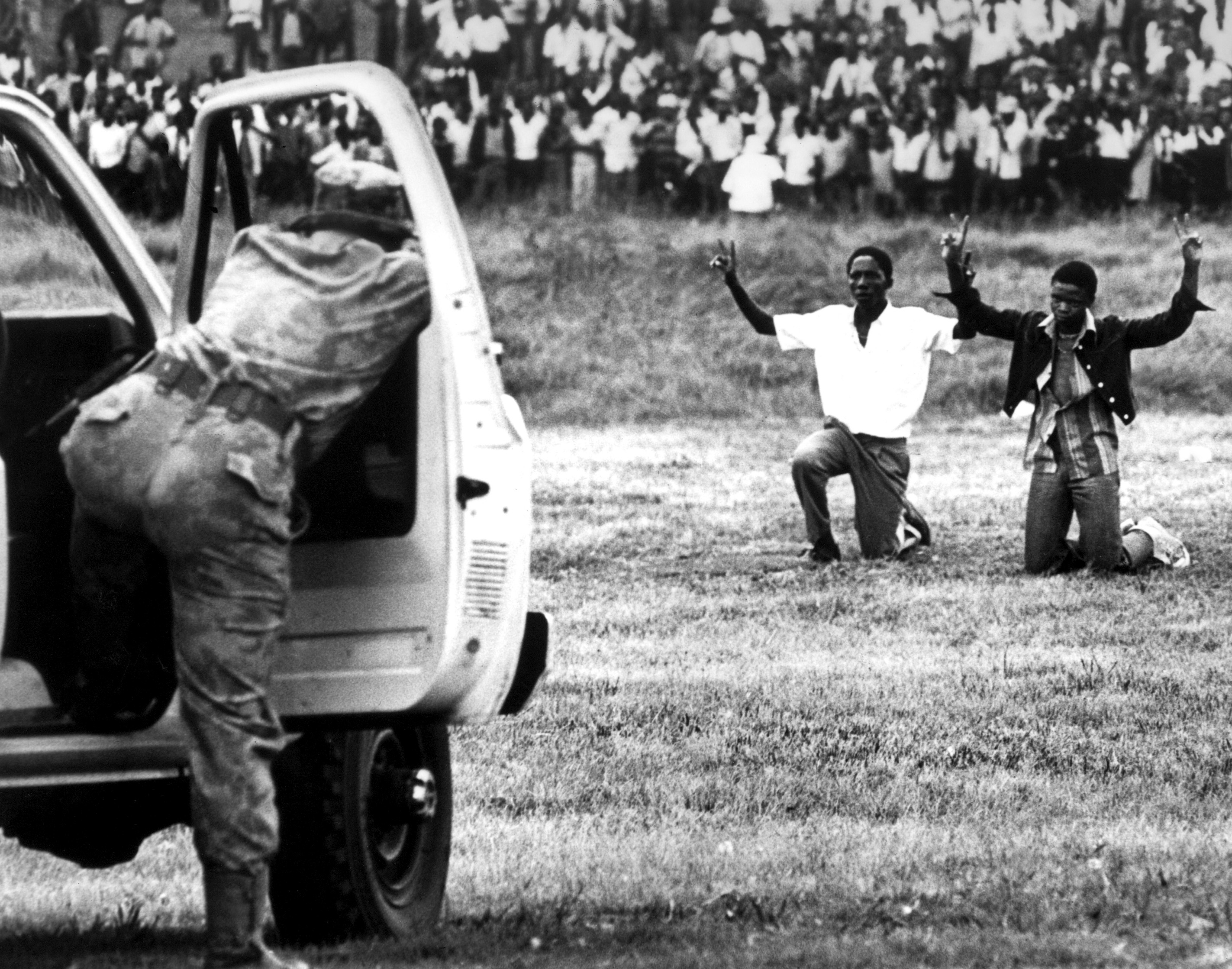 Soweto uprising in South Africa, 1976