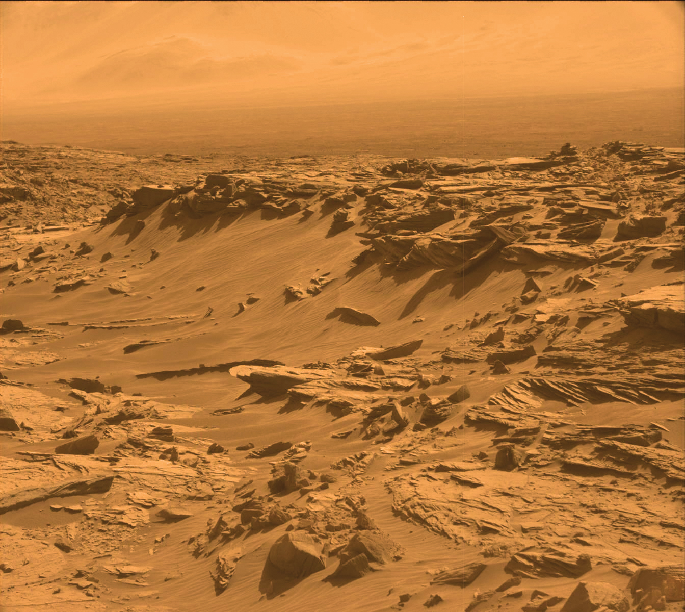 A Martian landscape