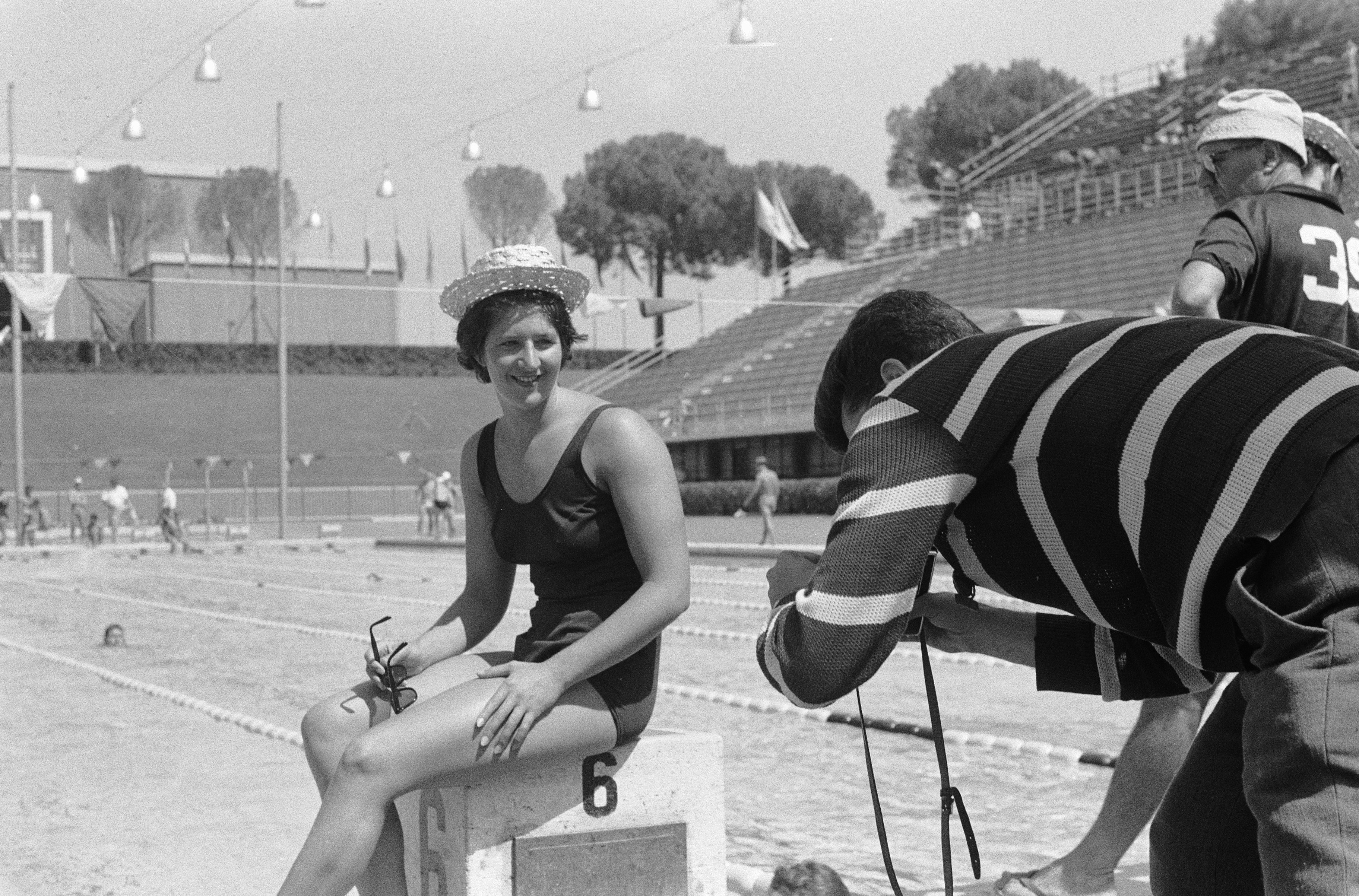 Champion Australian swimmer Dawn Fraser