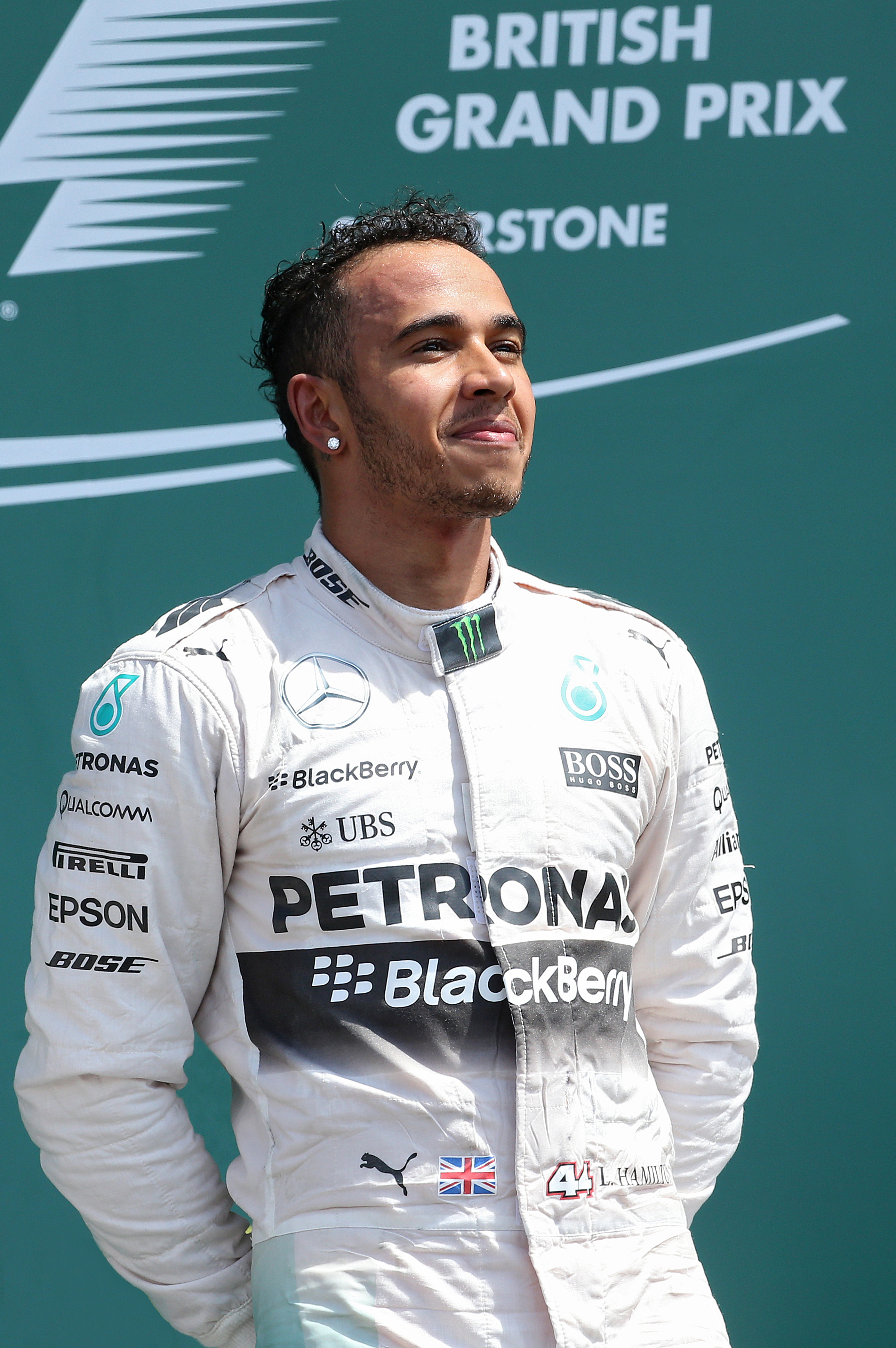 Automobile racing driver Lewis Hamilton