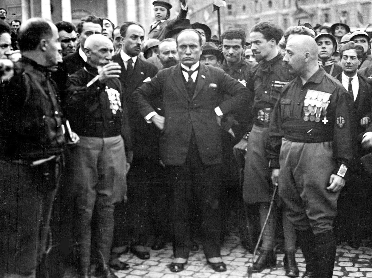 Fascist leader and Italian dictator Benito Mussolini