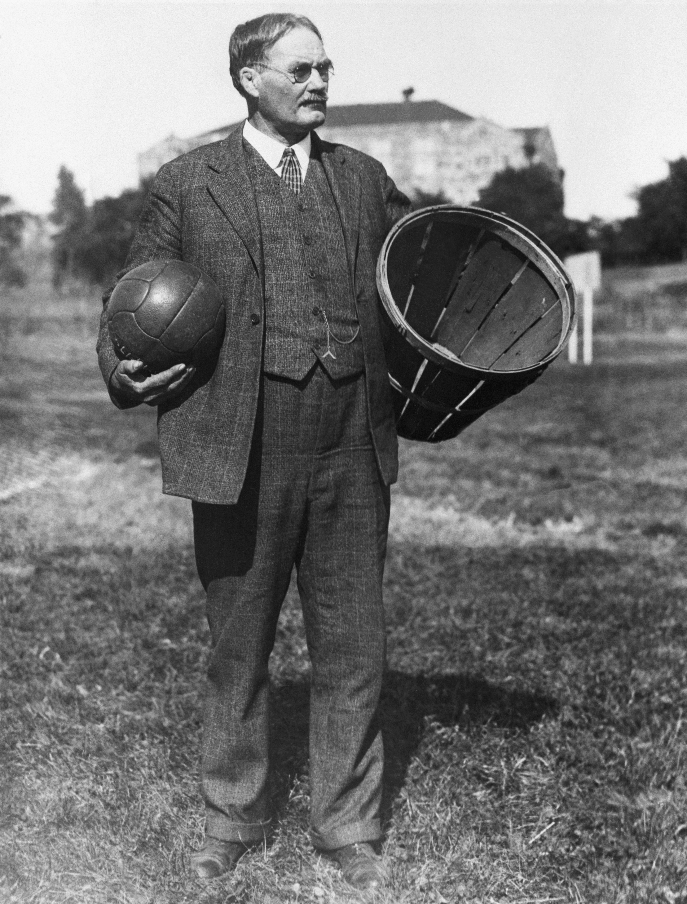 James Naismith, the inventor of the game of basketball