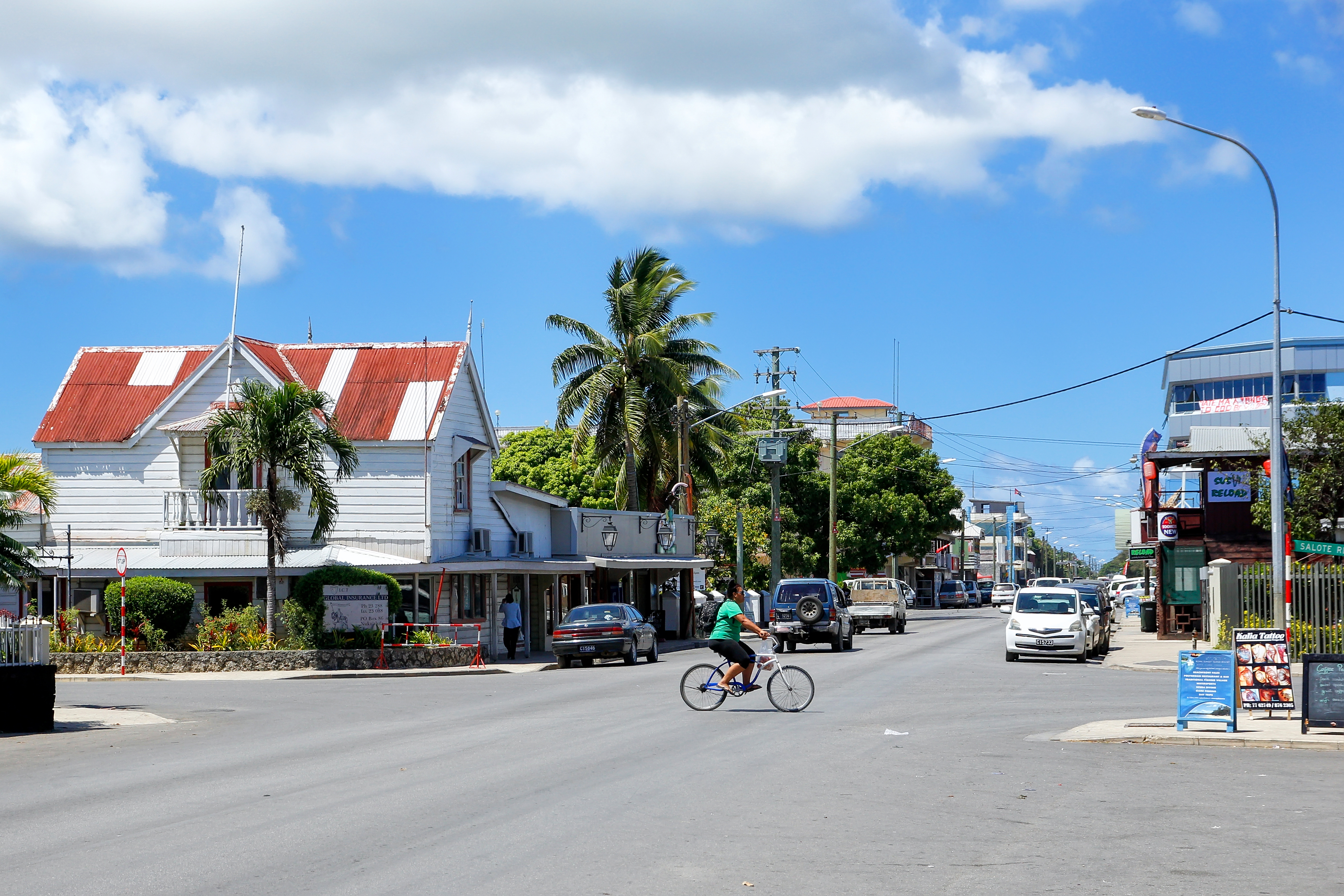 Nuku'alofa, capital of the South Pacific nation of Tonga