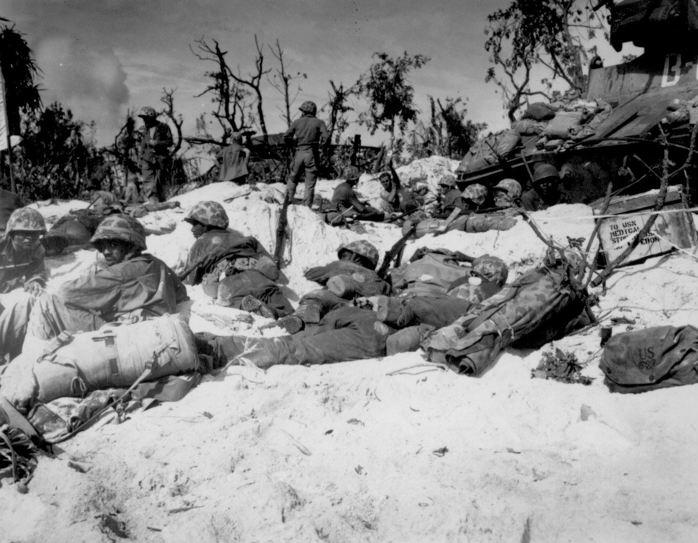 Montford Point Marines at Peleliu