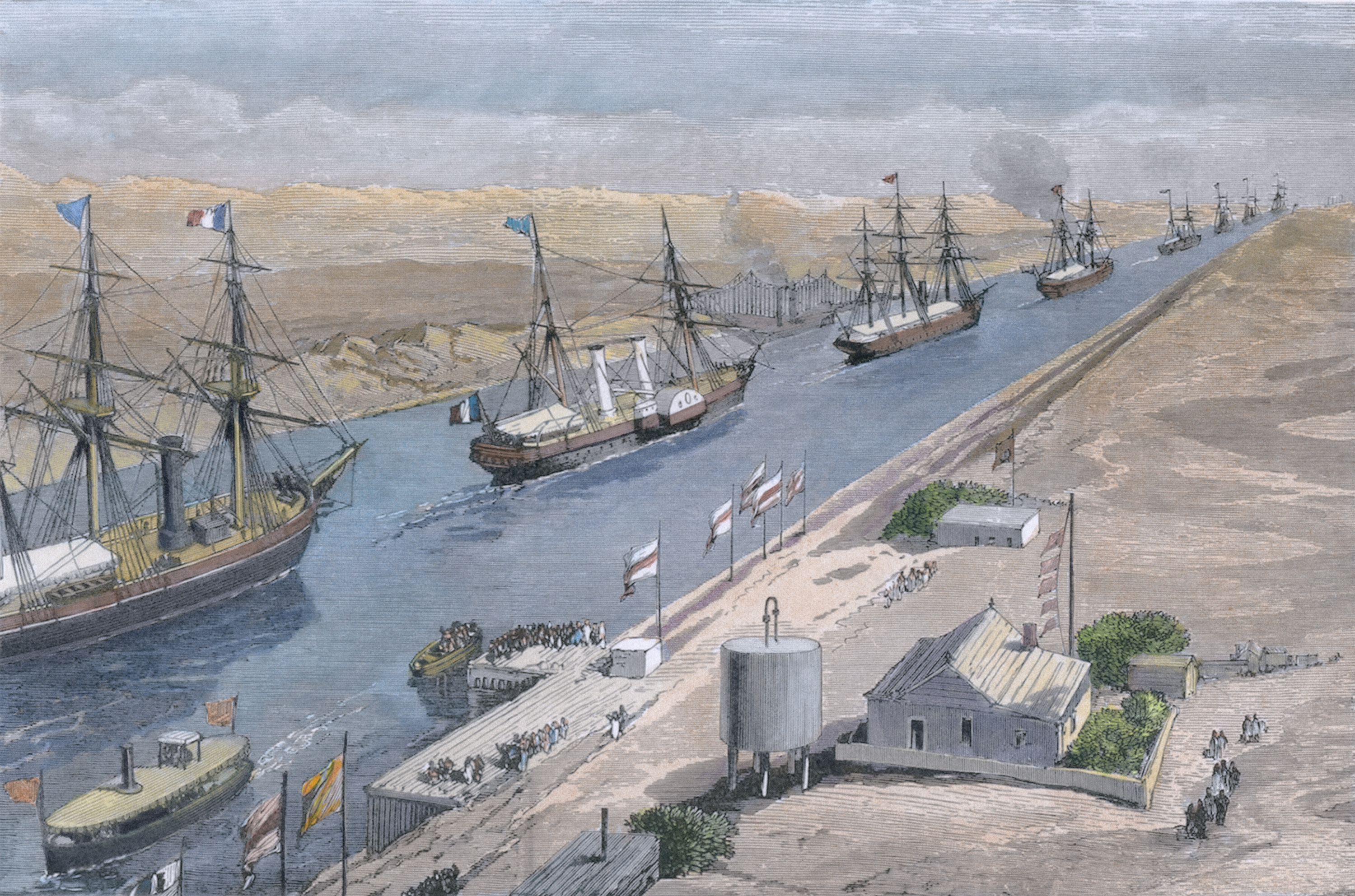 Opening of the Suez Canal in 1869