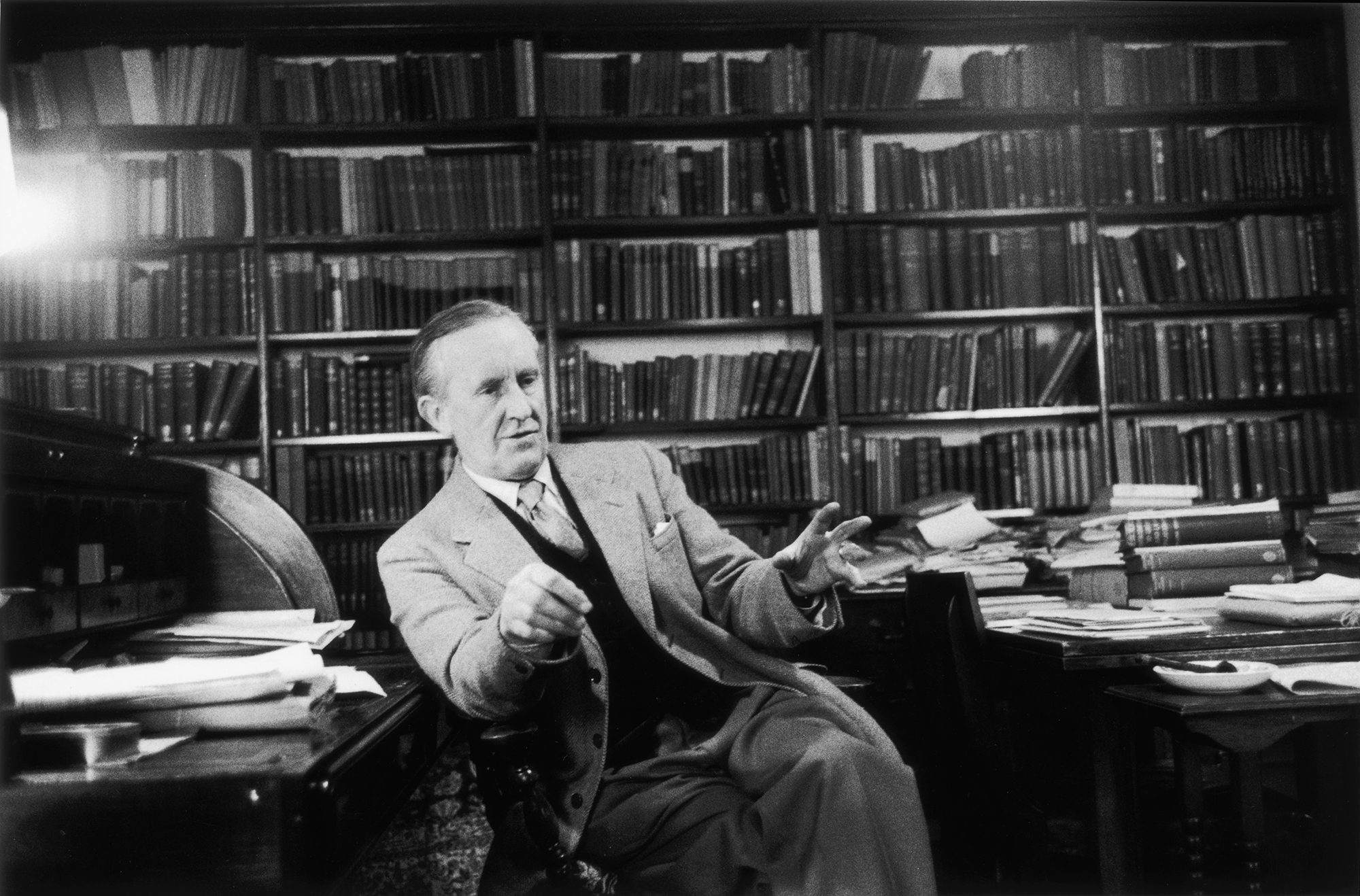 The English author J. R. R. Tolkien