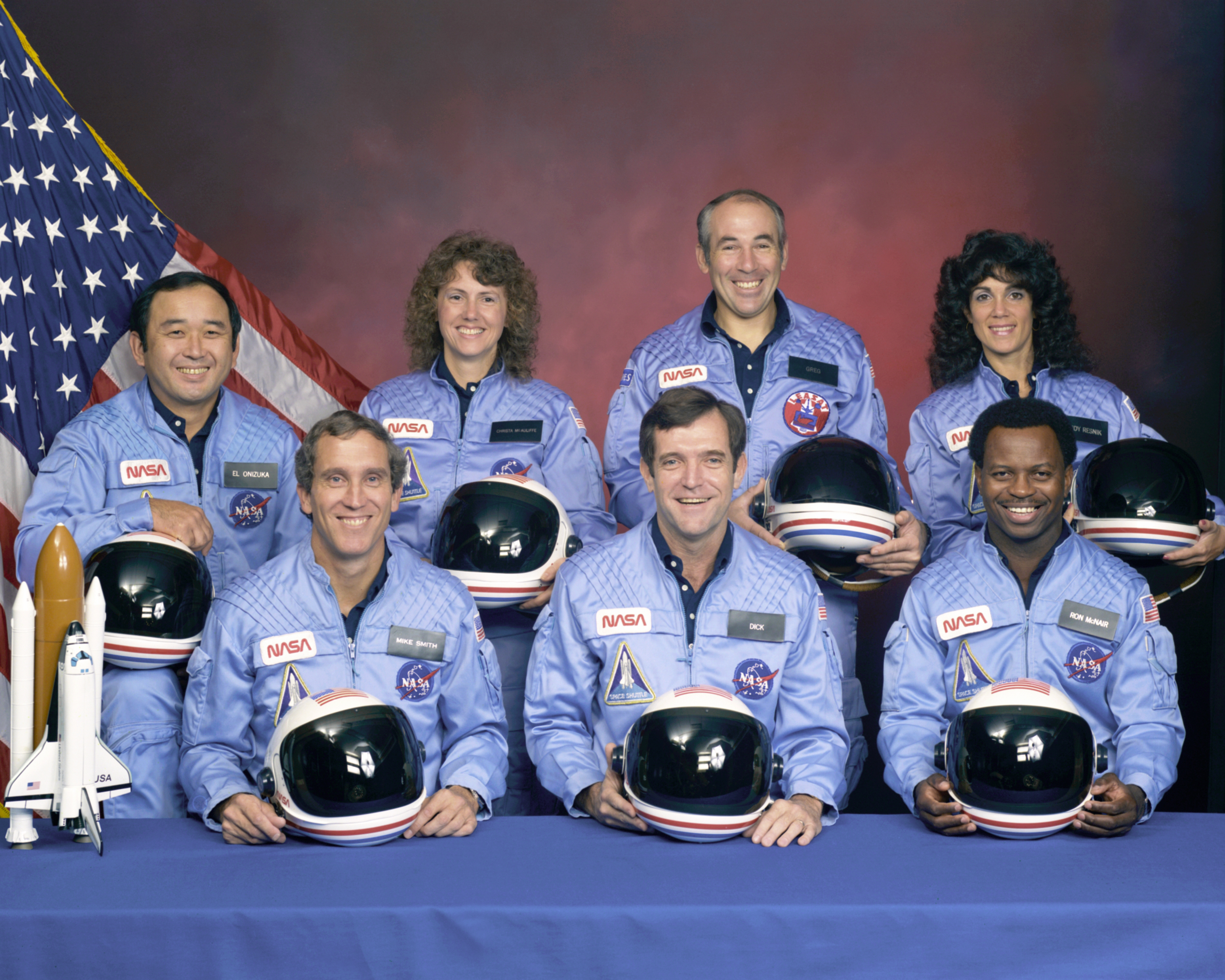 Crew of the space shuttle Challenger