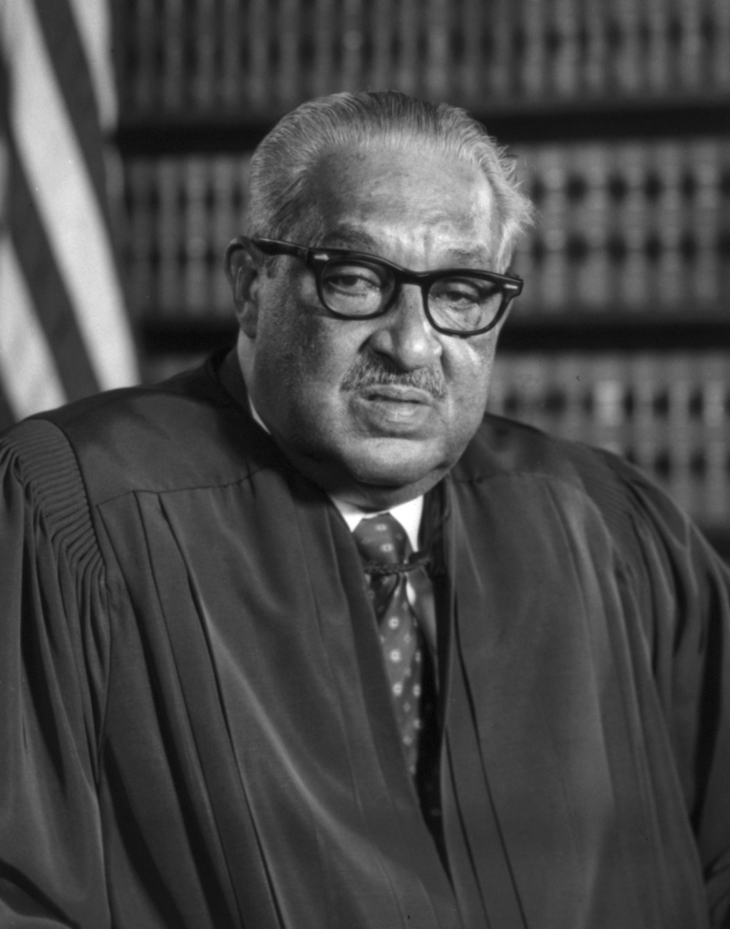 American Supreme Court justice Thurgood Marshall