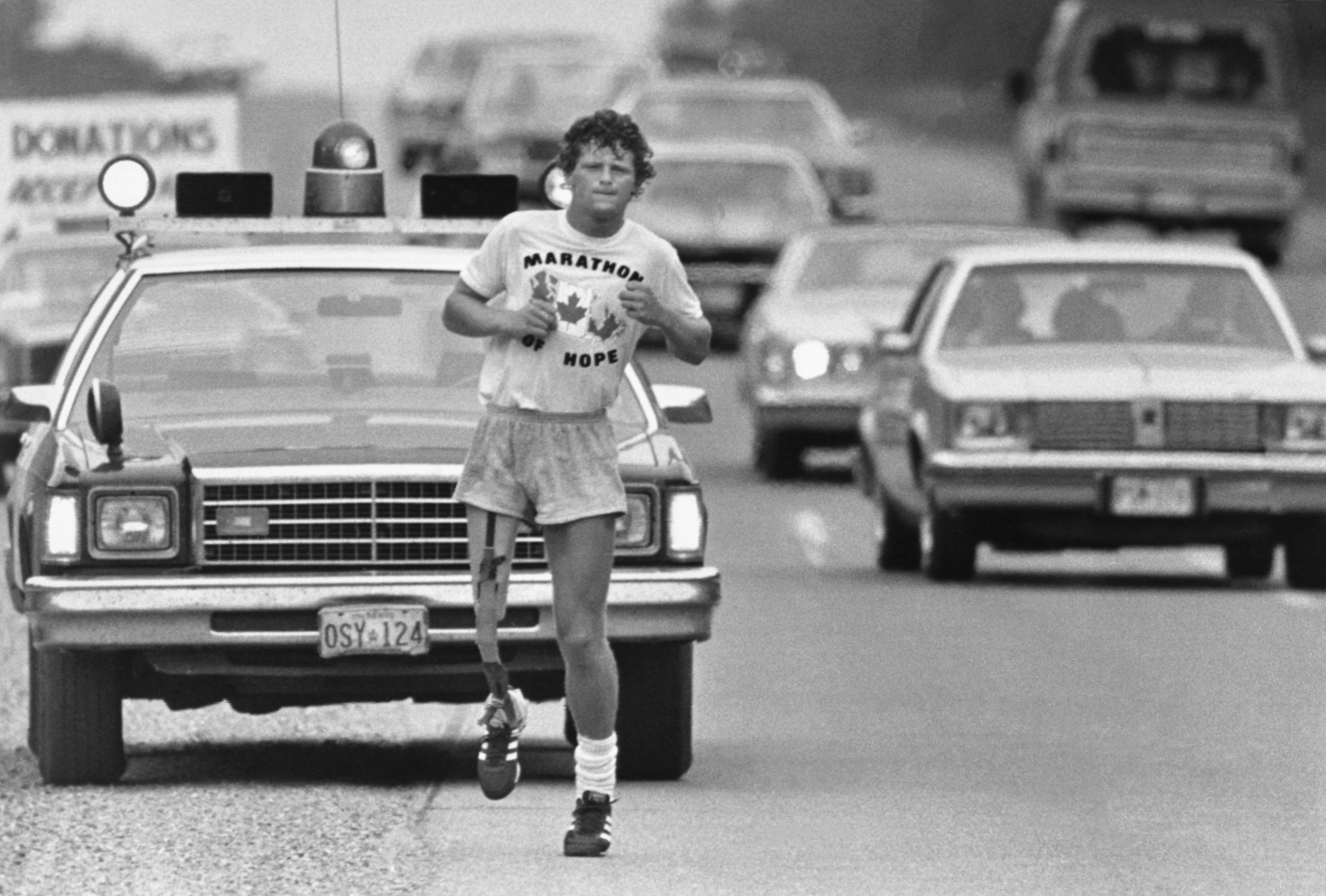 Canadian athlete Terry Fox