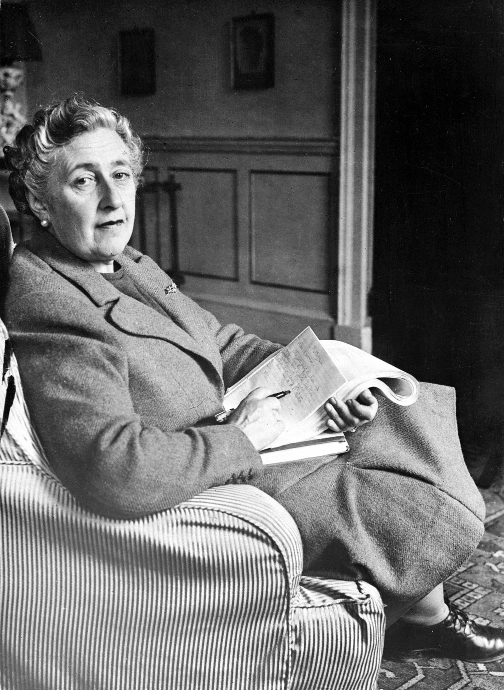 English writer Agatha Christie