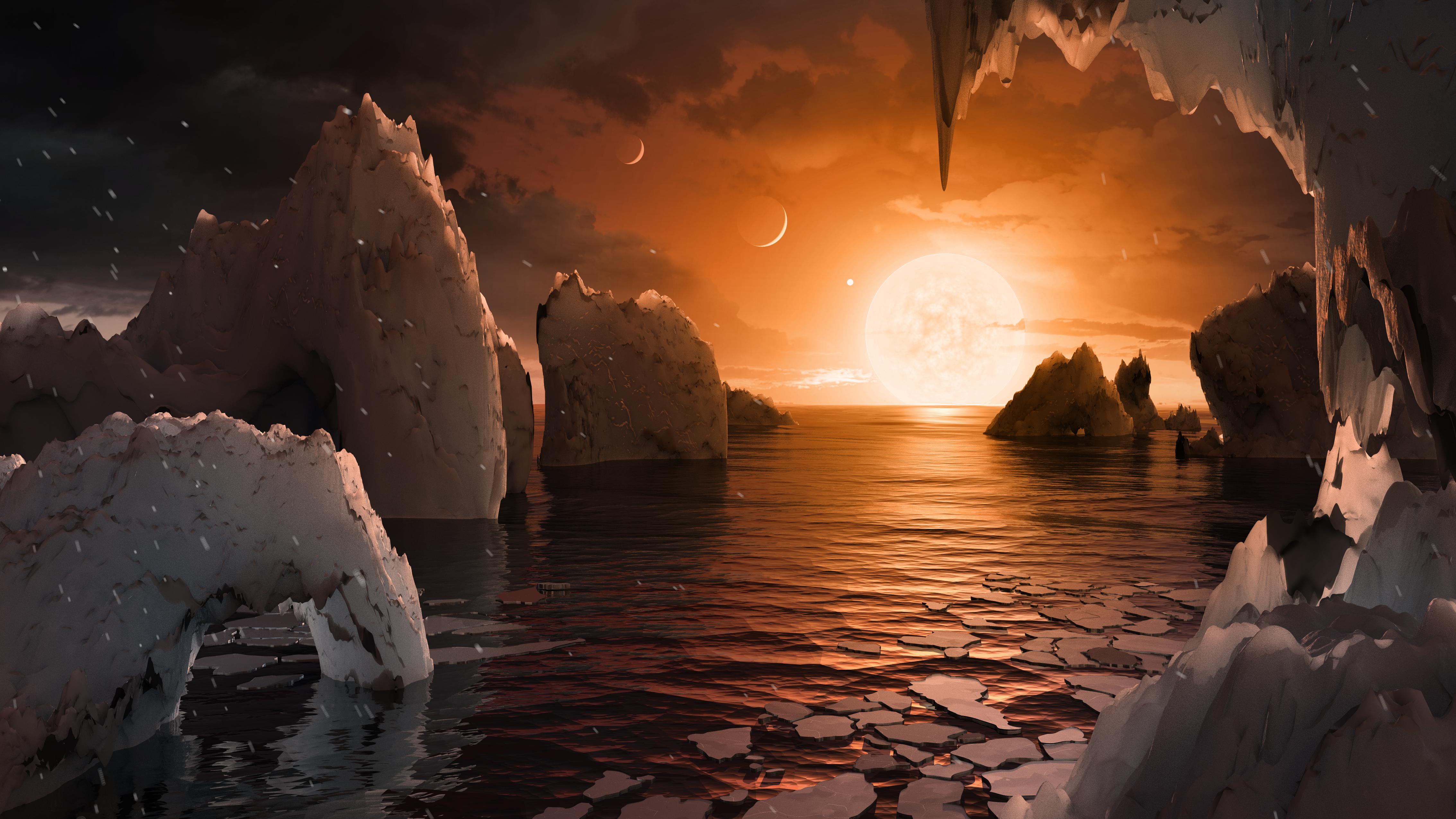 TRAPPIST-1 planet surface