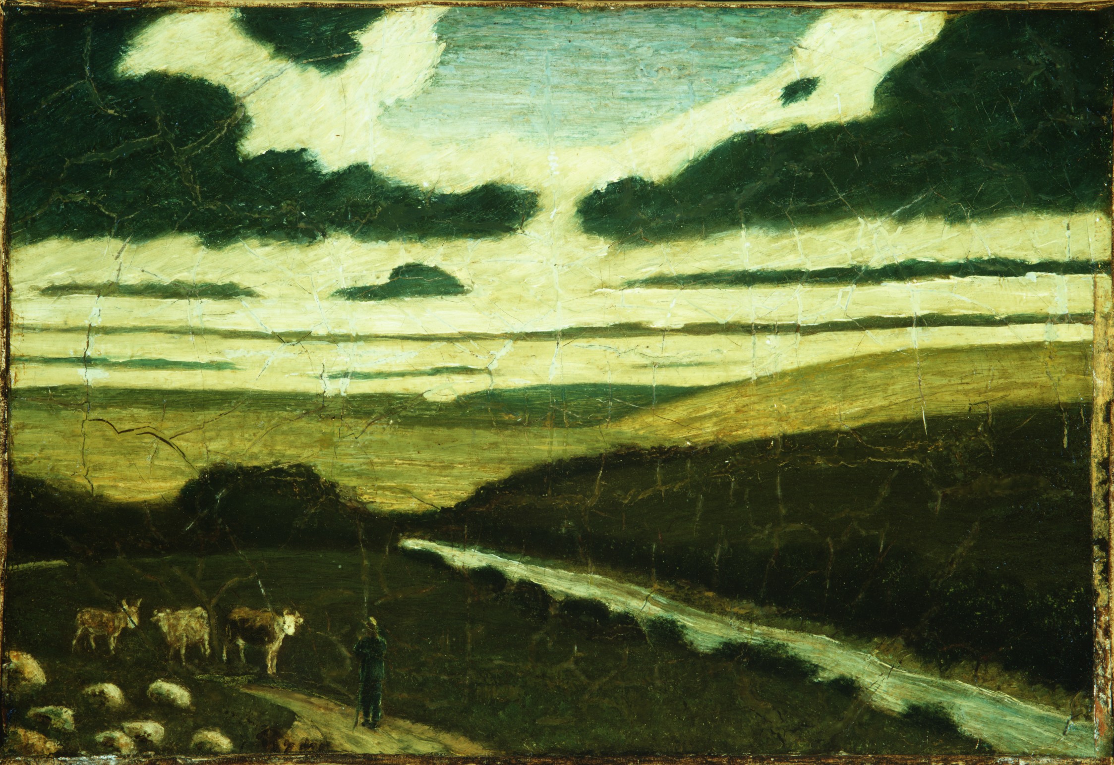 Landscape by American painter Albert Pinkham Ryder