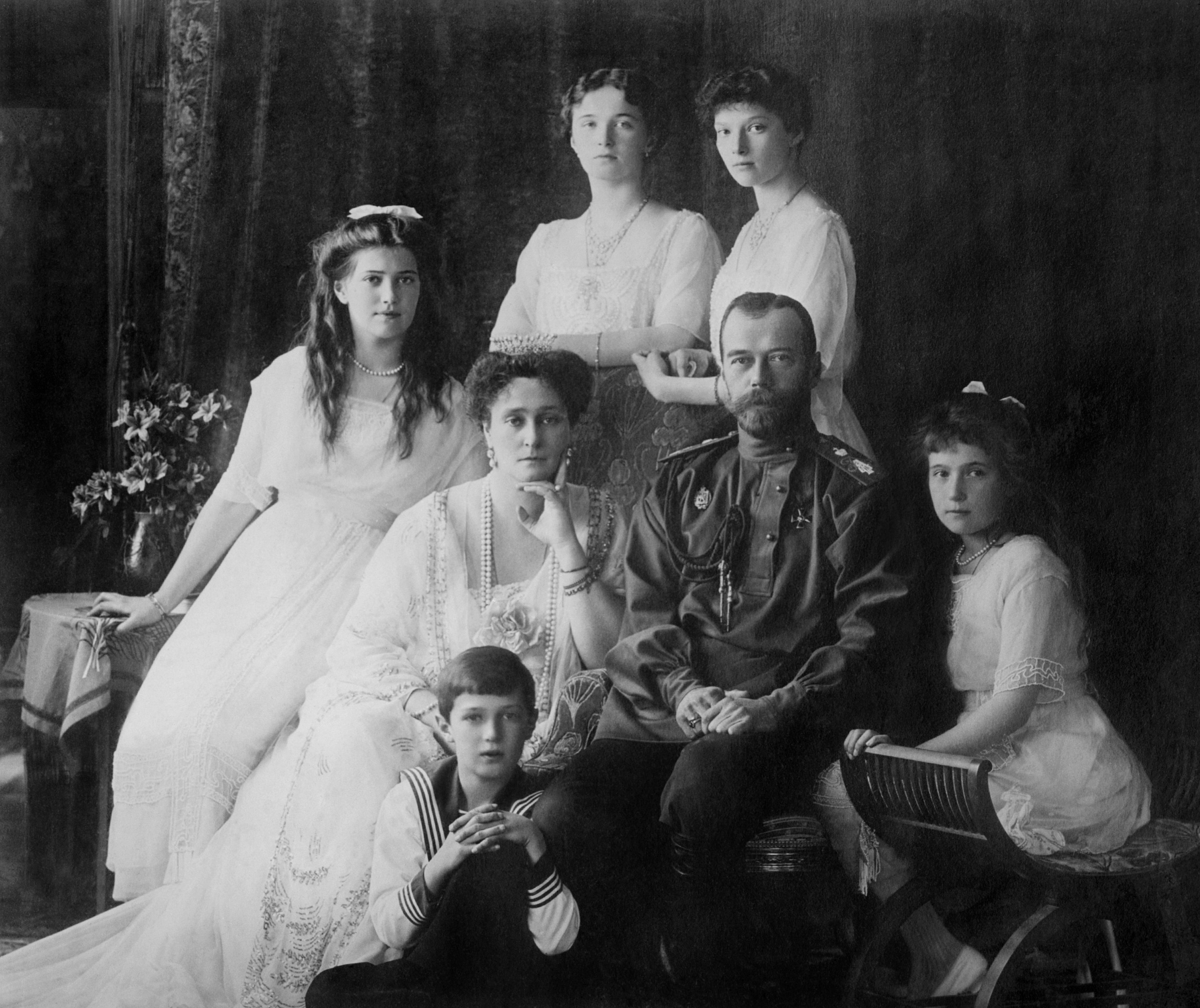 Czar Nicholas II and his family