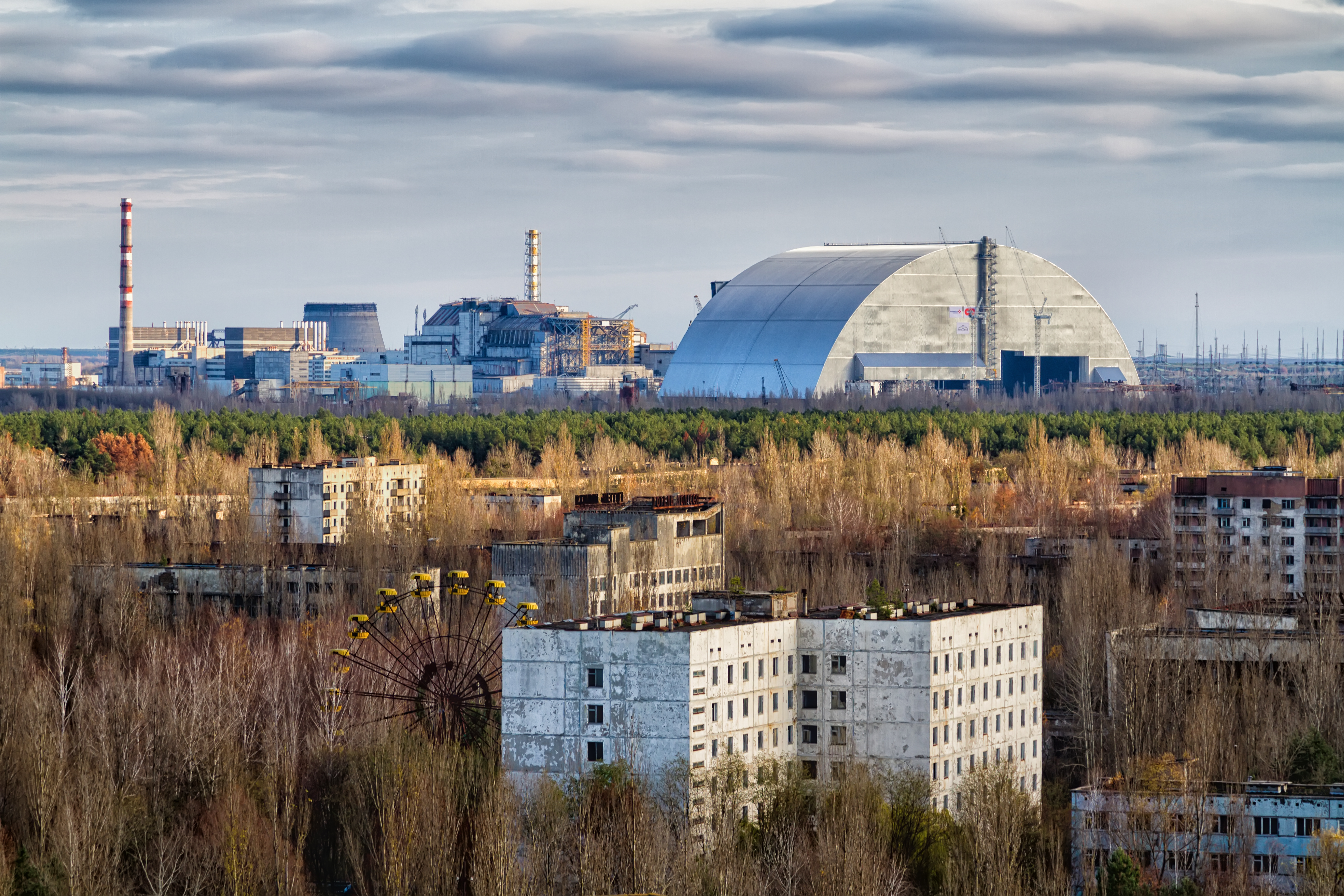 Chernobyl (now Chornobyl), Ukraine, site of the world's worst nuclear accident