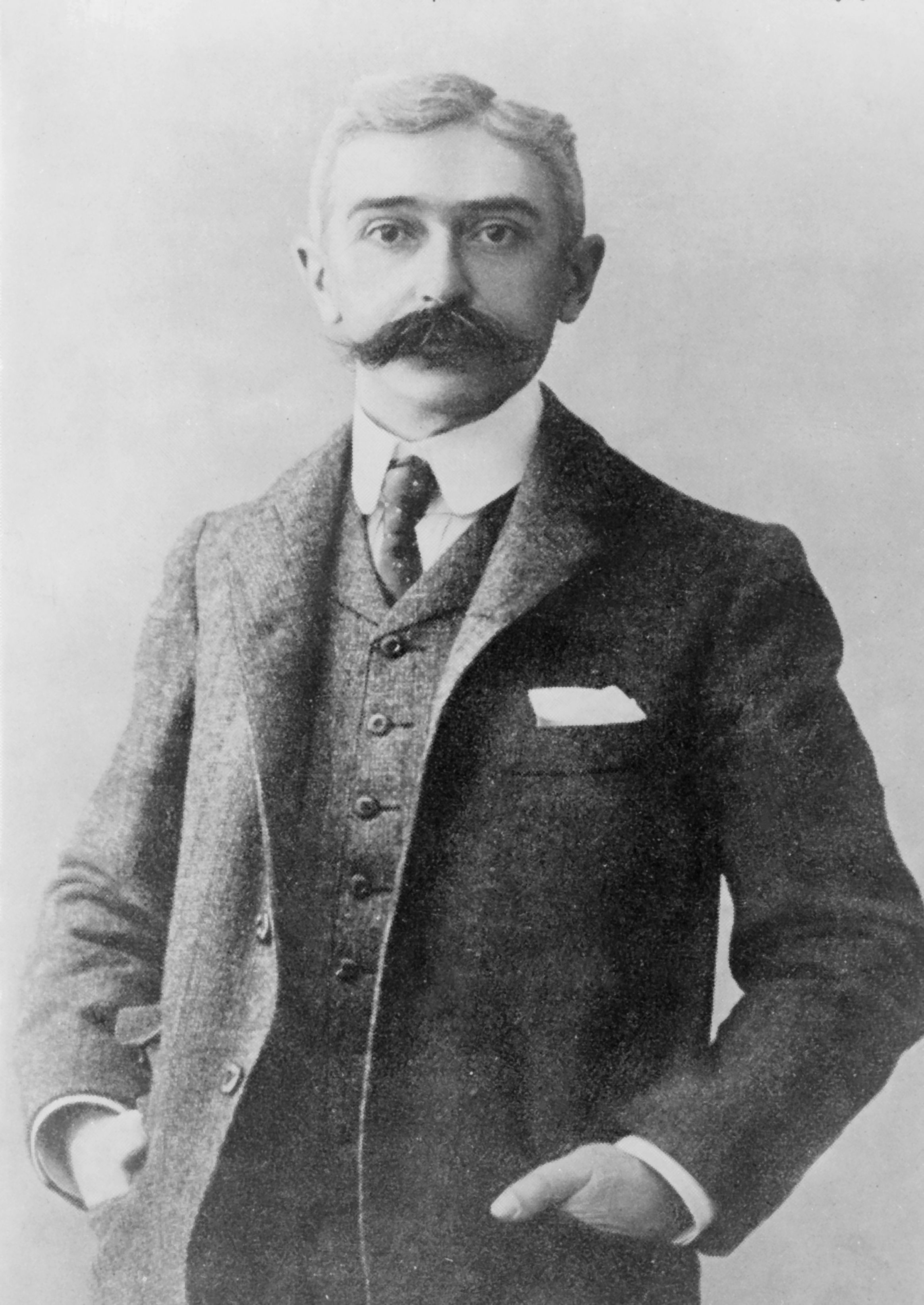 French educator Baron Pierre de Coubertin