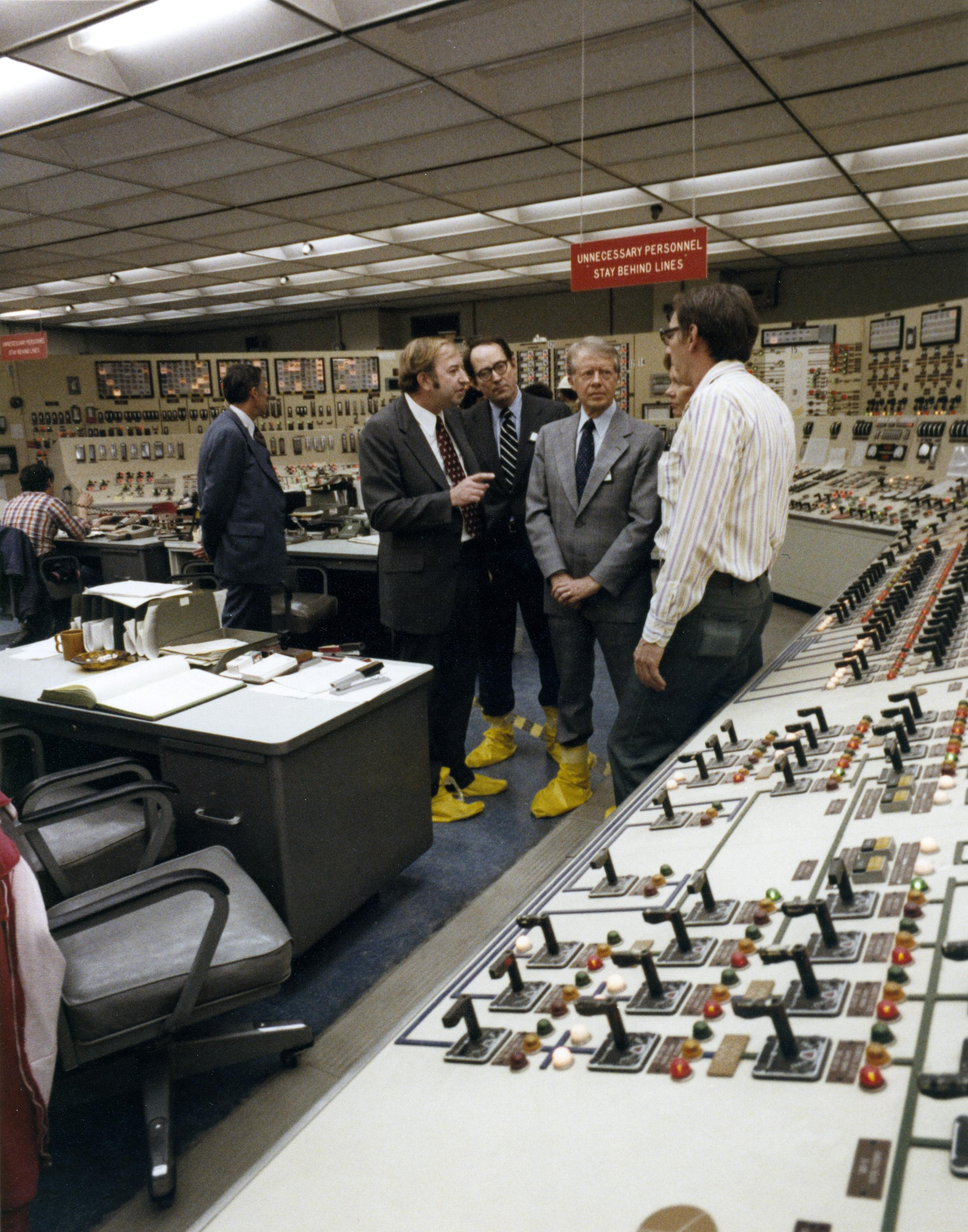 Monitoring the situation at the Three Mile Island Nuclear Generating Station in Pennsylvania in 1979