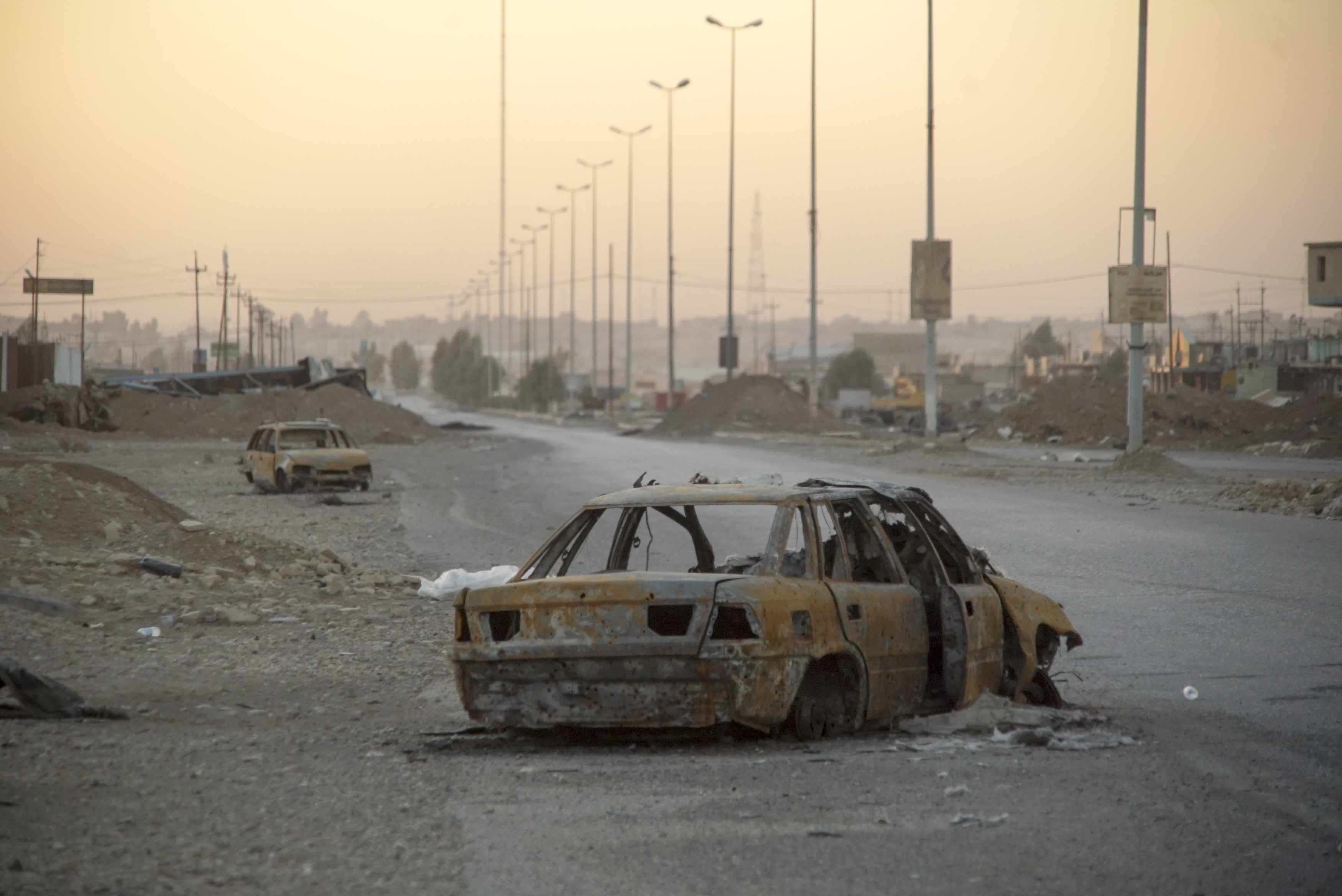 Battle-damaged Mosul, Iraq