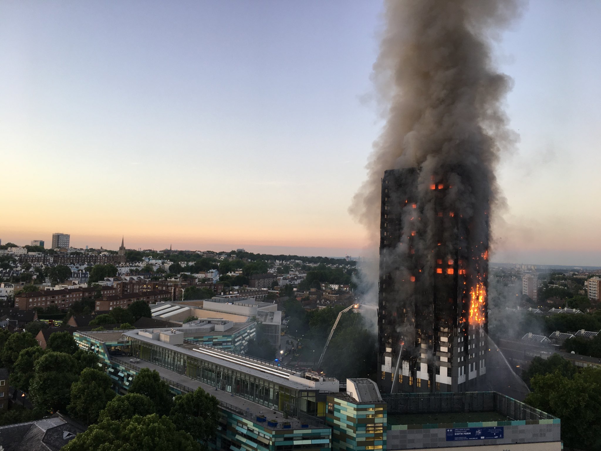 London's Grenfell Tower fire