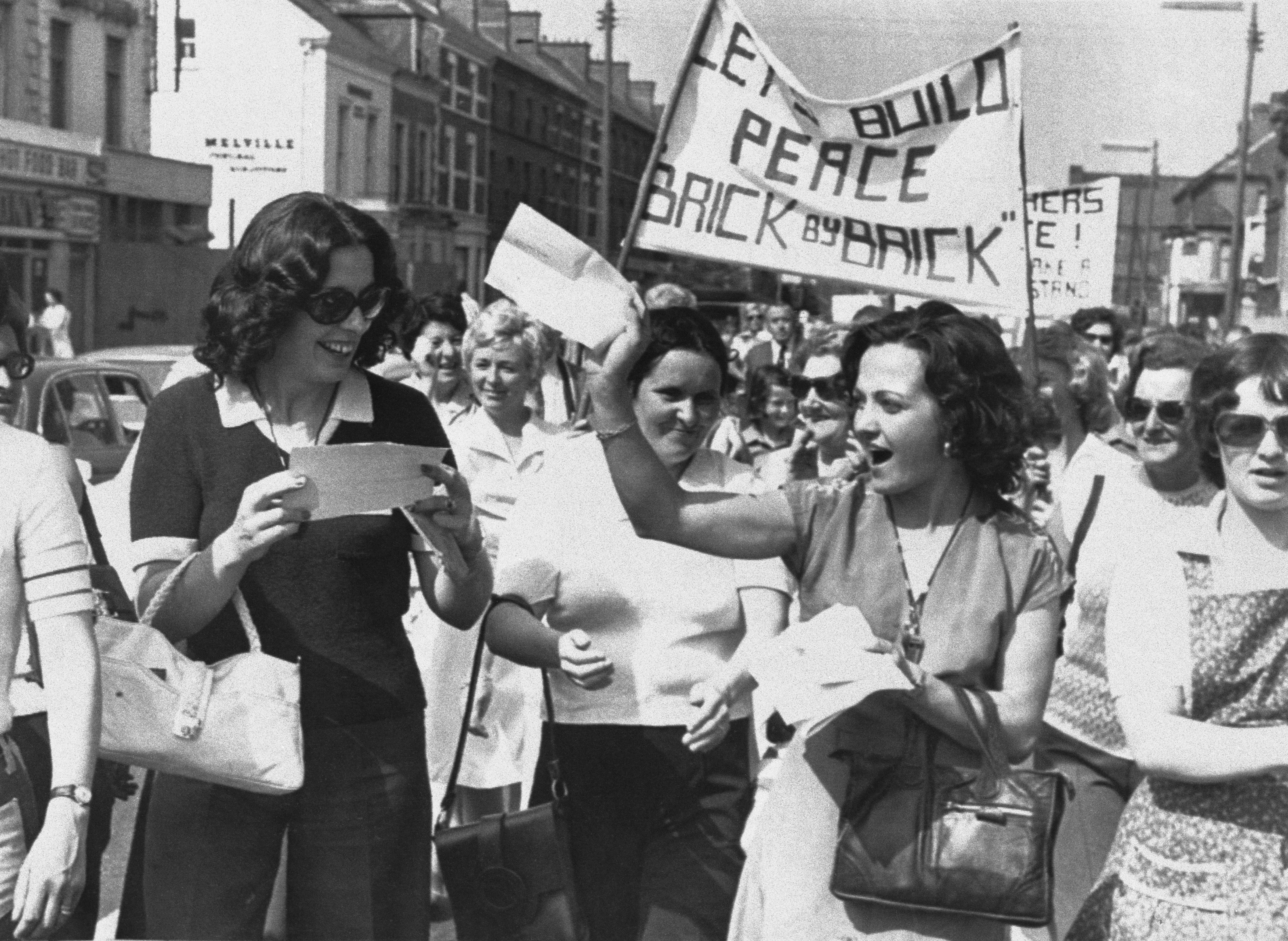 Peace rally during the Troubles in Northern Ireland