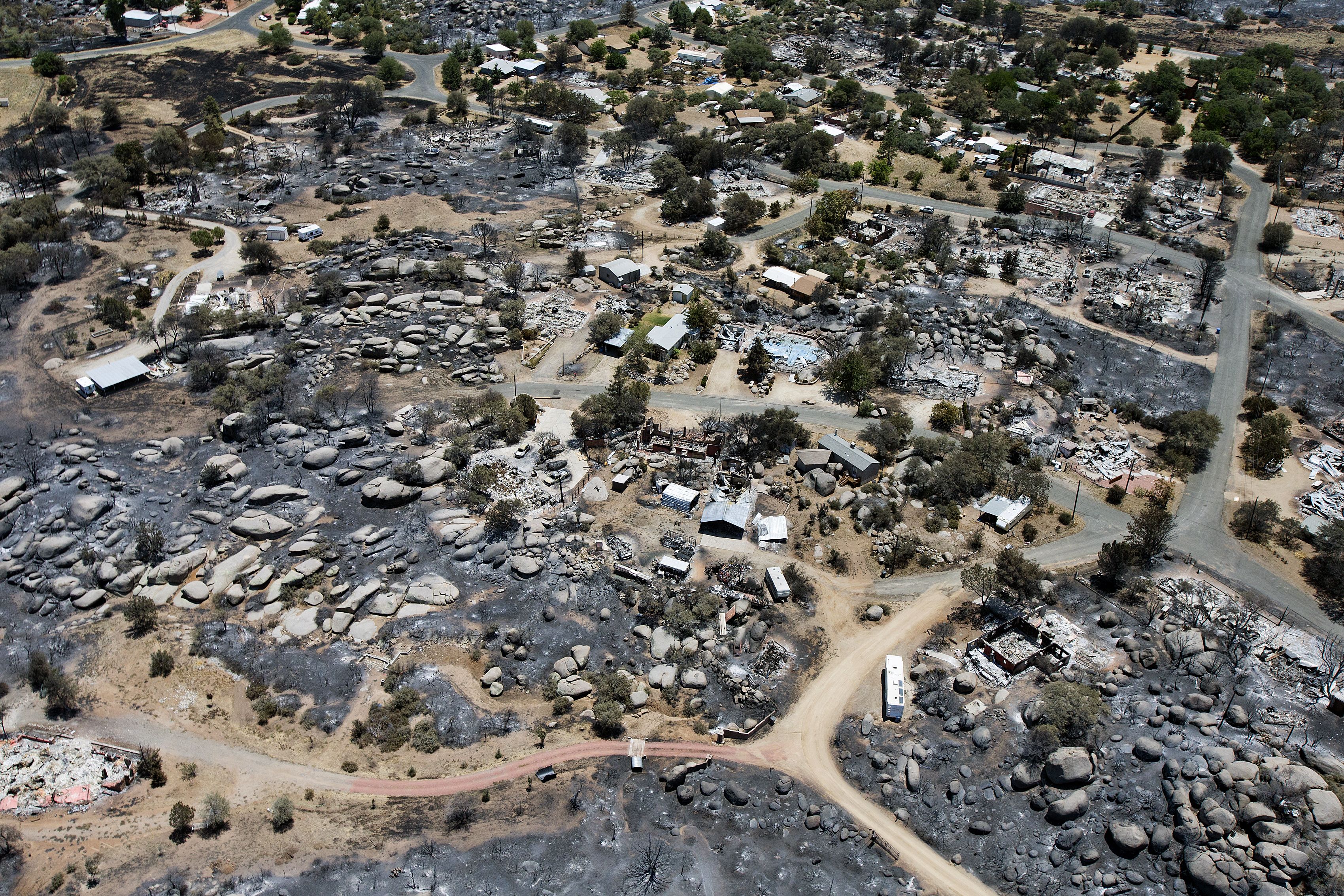 Aftermath of the Yarnell Hill Fire in 2013